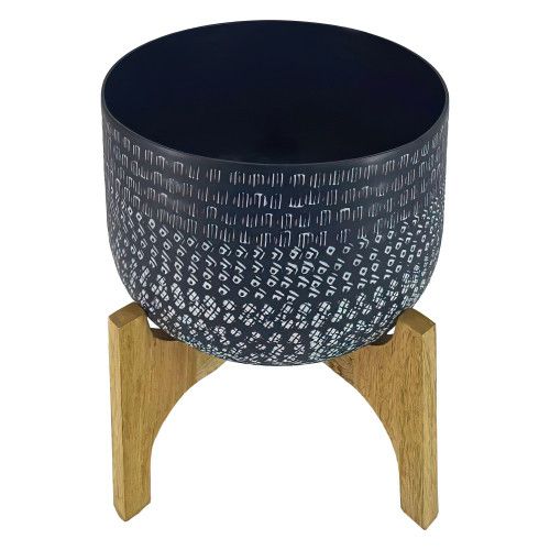 Designer × Homemade Alex 12 Inch Artisanal Industrial Round Hammered Metal Plant Size US L / EU 52-54 / 3 - 1 Thumbnail