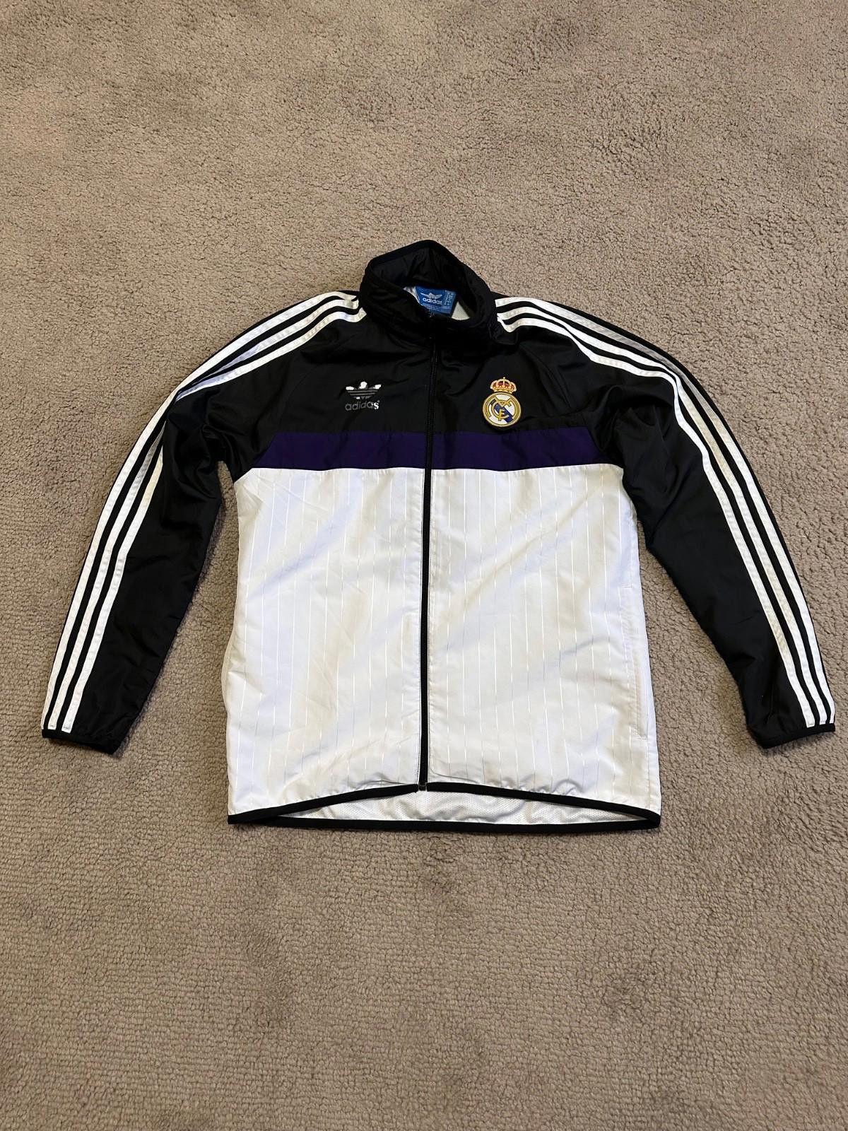 Adidas 2015-16 Real Madrid adidas Originals Hooded Track Jacket M Size US M / EU 48-50 / 2 - 1 Thumbnail