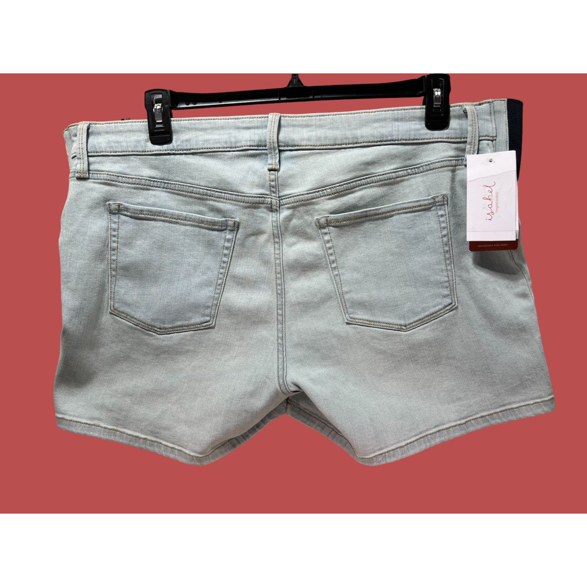 Other Isabel Maternity - Under Belly Maternity Jean Shorts - Light Size 38" / US 16 / IT 52 - 4 Thumbnail