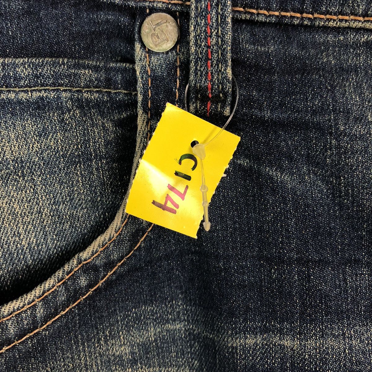 Japanese Brand DL Edwin Blue Trip Denim Pants #C174 Size US 34 / EU 50 - 11 Thumbnail