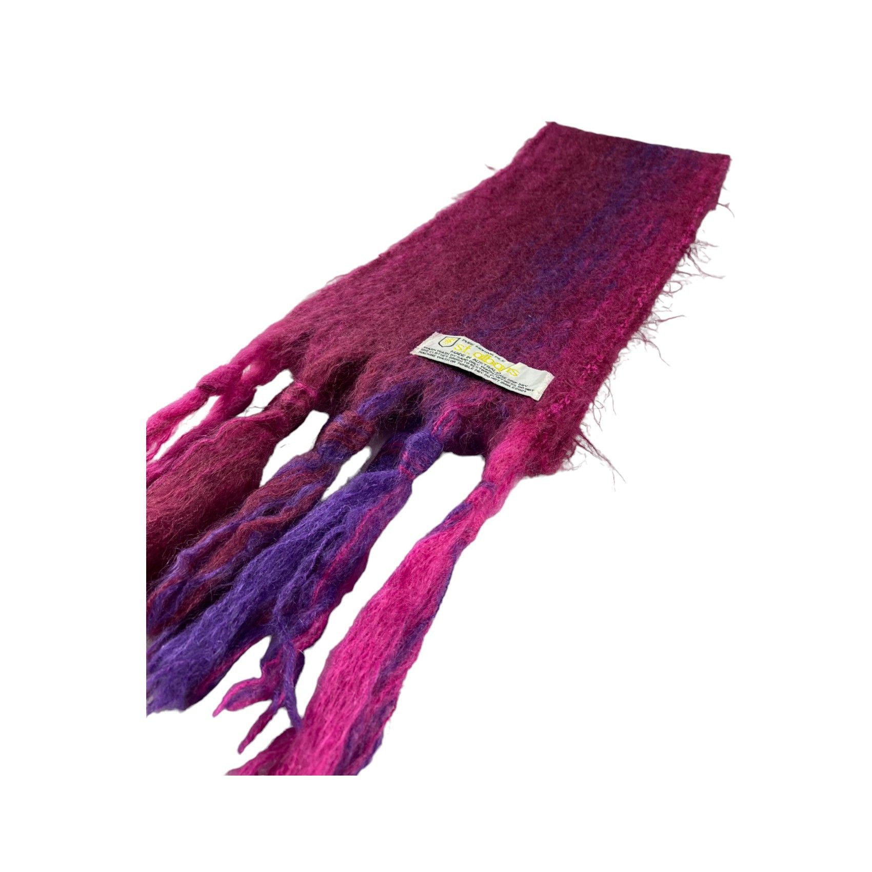 Vintage Vintage Mohair Scarf / Muffler / Neckwear Size ONE SIZE - 4 Thumbnail