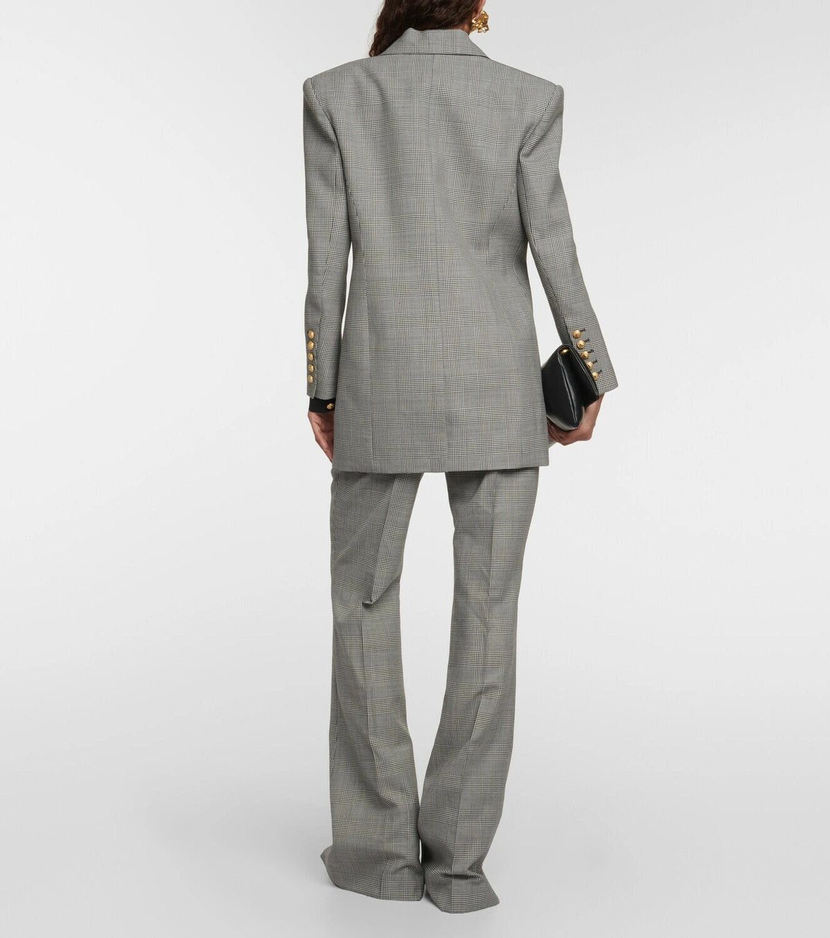 Balmain o1y0525 Blazer in Gray Size L / US 10 / IT 46 - 5 Thumbnail