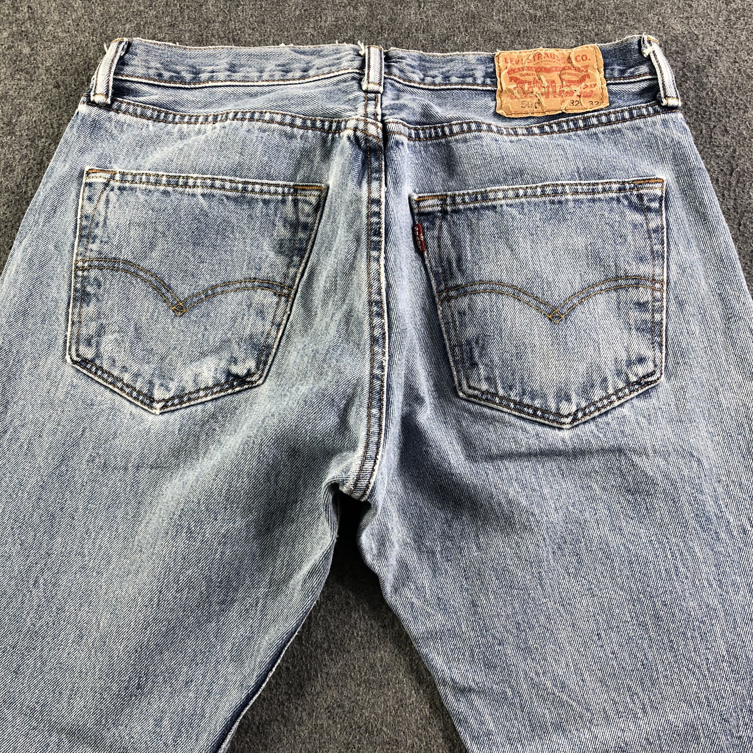 Levi's Vintage Blue Wash Levis 501 Jeans-J3428 Size US 31 - 4 Thumbnail