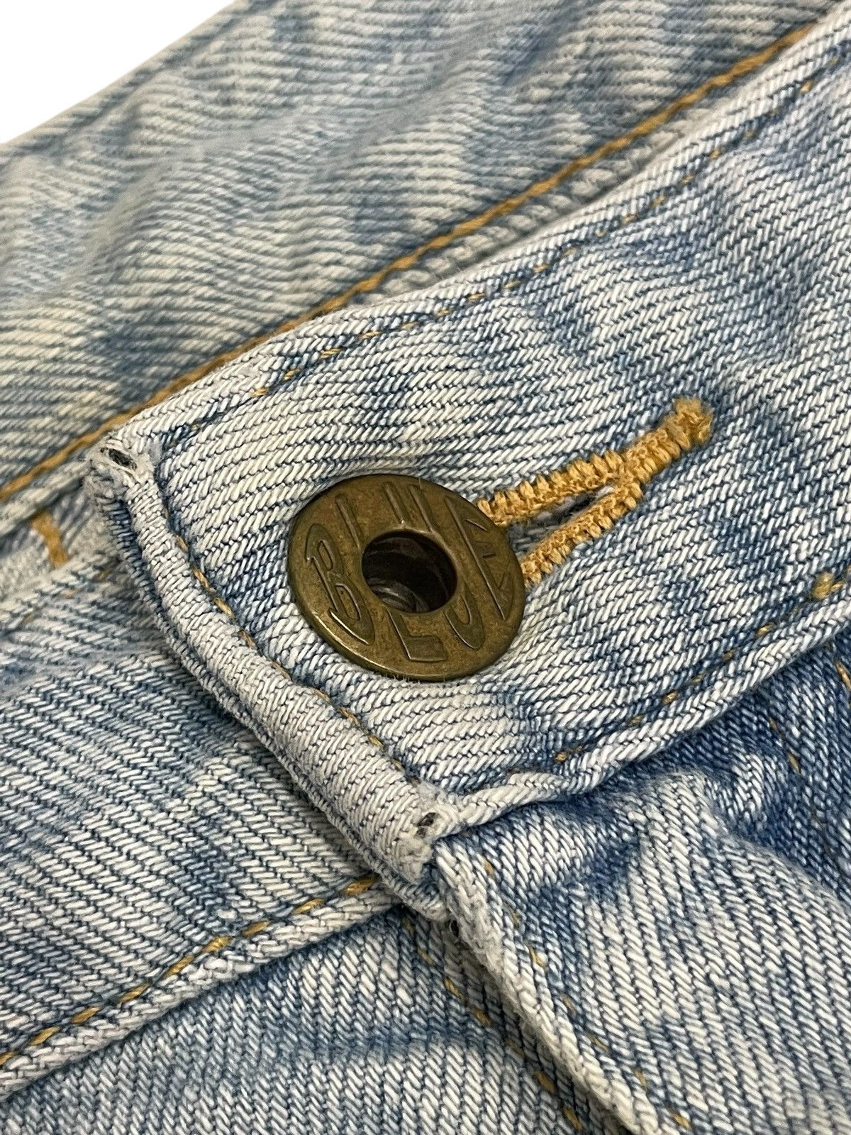 Japan Blue × Japanese Brand Japan Blue Stretch Denim Knotwood Bug Indigo Distress Design Size US 34 / EU 50 - 10 Thumbnail