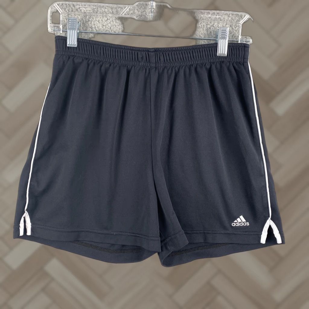 Adidas Adidas Women's Pacer 3 Stripe XL (16) Polyester Gym Shorts Black 42-36 - NO STRINGS Size 40" / US 18 - 1 Thumbnail