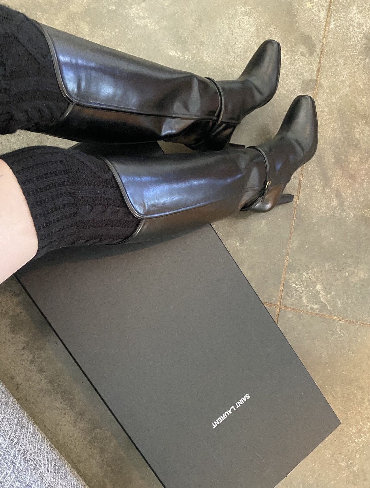 Yves Saint Laurent Saint Laurent Leather Boots Size US 7 / IT 37 - 6 Thumbnail