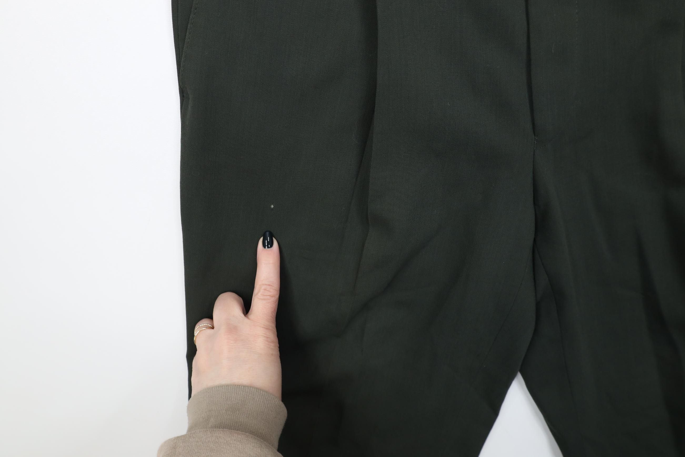 Vintage Vintage 90s Streetwear Wool Blend Knit Wide Leg Chino Pants Size US 32 / EU 48 - 7 Thumbnail