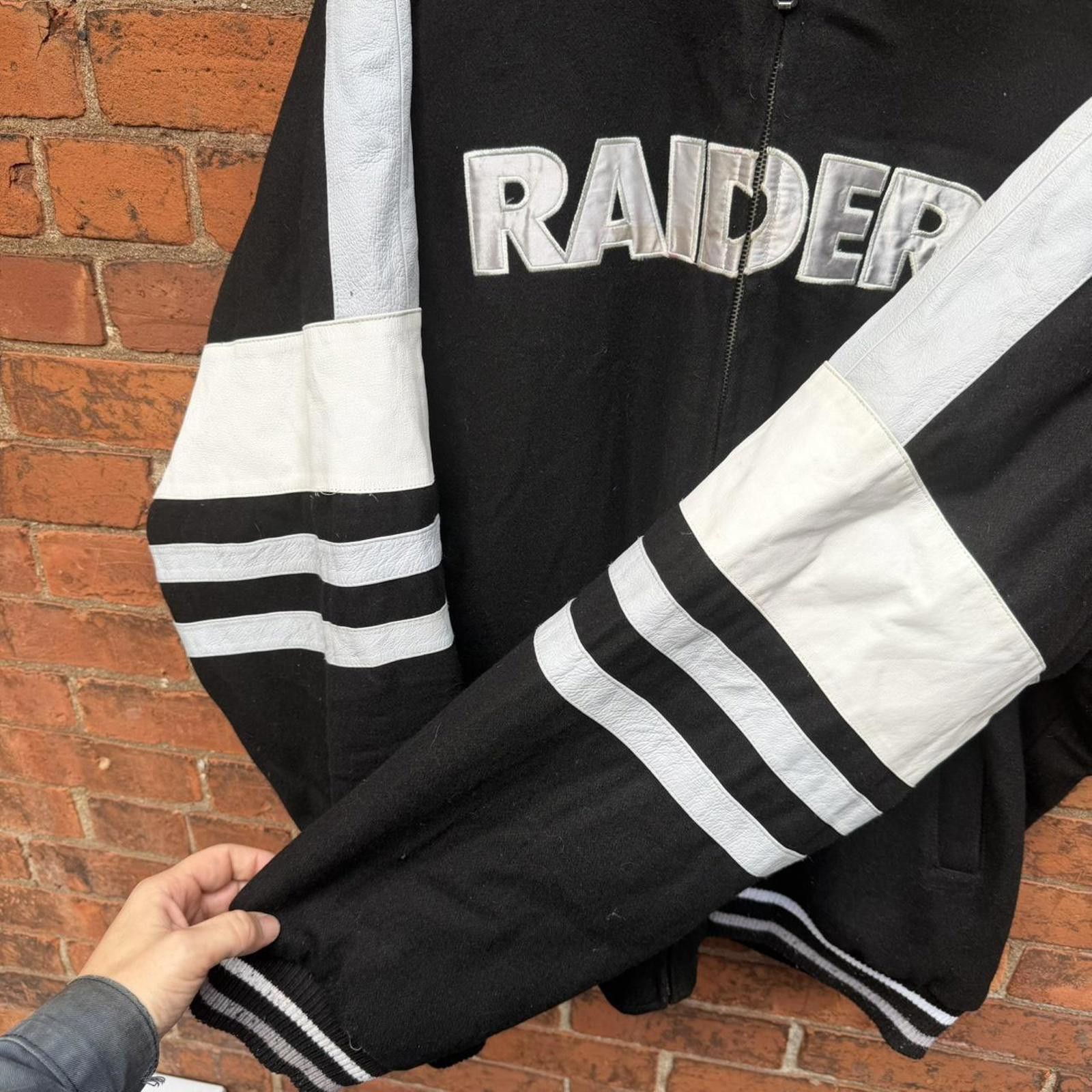 Starter Vintage Oakland raider reversible jacket 00s Size US XL / EU 56 / 4 - 4 Thumbnail