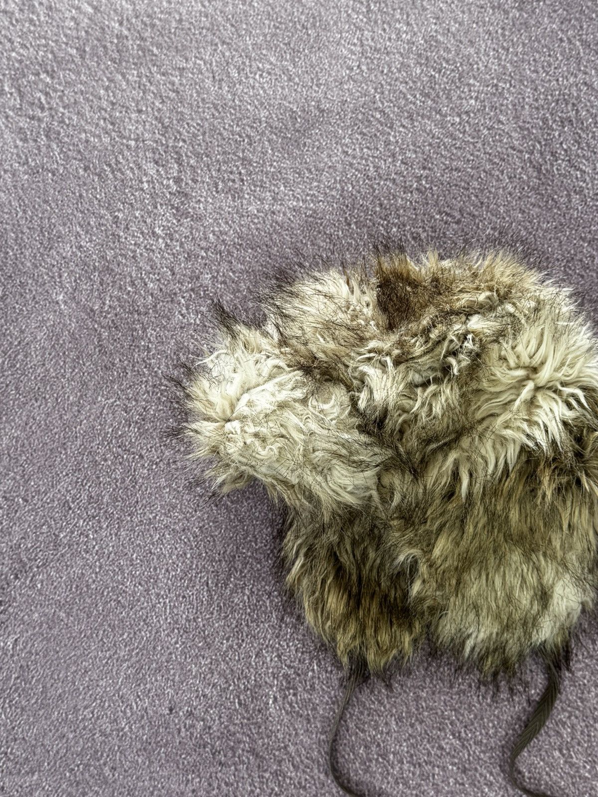 Japanese Brand Y2K Faux Fur Ushanka Vintage Fuzzy Warm Trapper Hat Size ONE SIZE - 7 Thumbnail