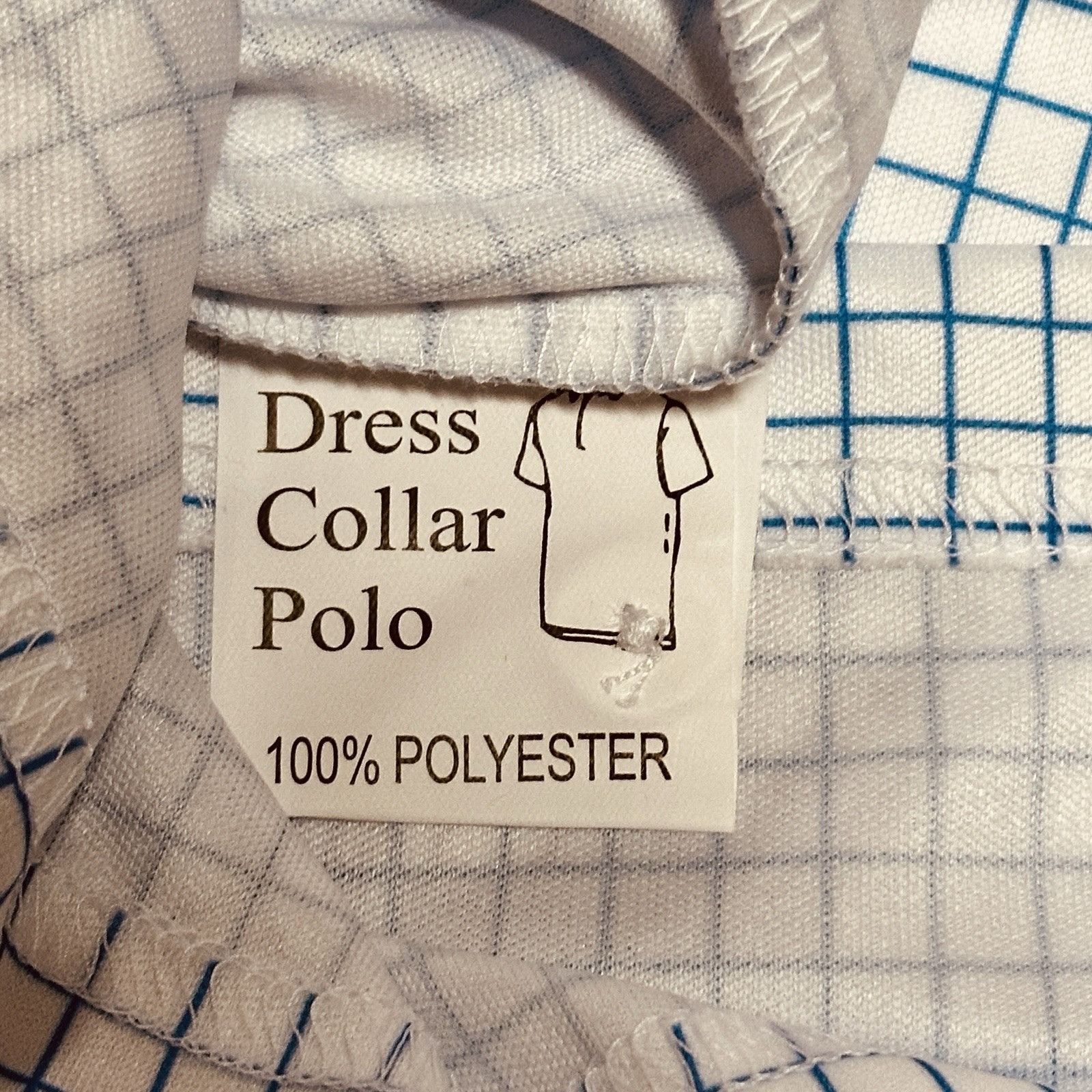 Other Collars & Co. Blue Dress Polo Sz M Performance 4-Way Stretch Size US M / EU 48-50 / 2 - 10 Thumbnail