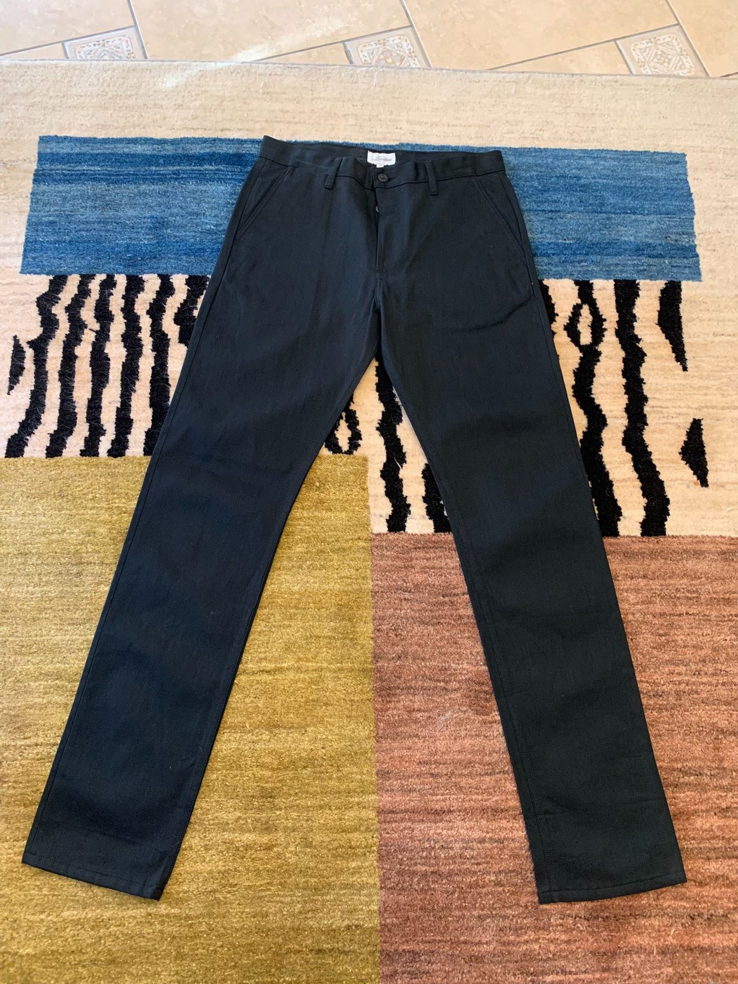 3sixteen 3sixteen 316 Black Officer Pants Size US 33 - 1 Thumbnail