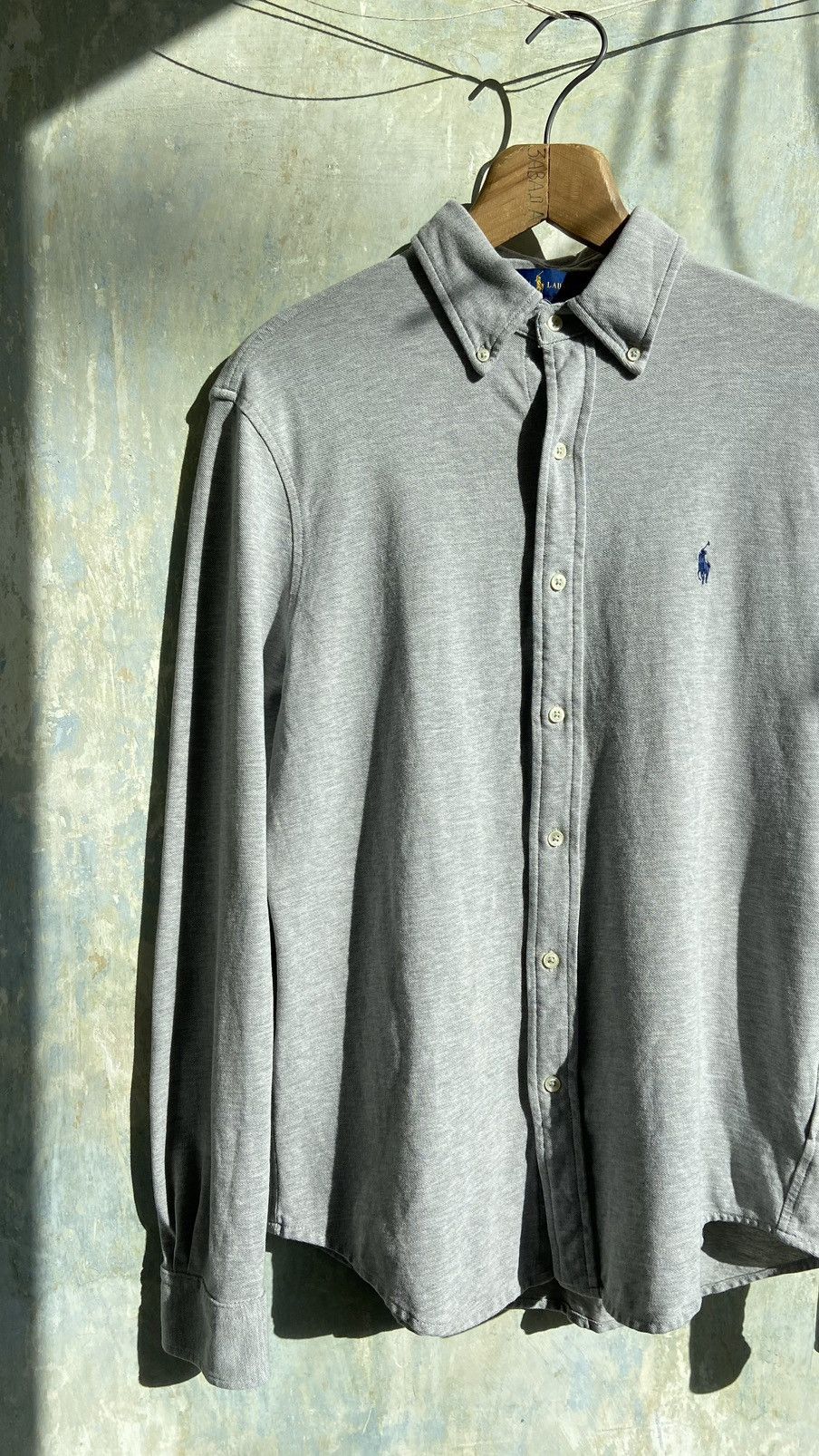 Ralph Lauren Polo Ralph Lauren Featherweight Mesh dark grey ls shirt Size US M / EU 48-50 / 2 - 3 Thumbnail