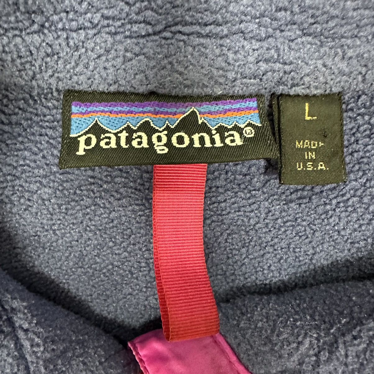 Patagonia 80s 90s Made in USA Patagonia Fleece Lined Bomber Jacket Size L / US 10 / IT 46 - 4 Thumbnail
