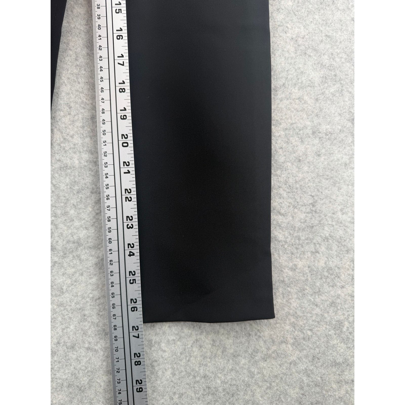 Theory Theory Belisa 2 Black Pants, Nylon Slim Stretch, Size 00 Size 24" / US 00 / IT 34 - 11 Thumbnail