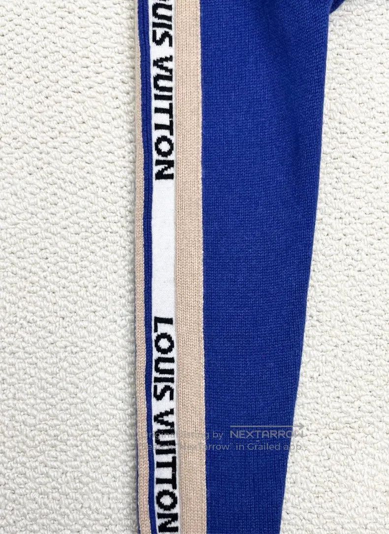 Louis Vuitton Louis Vuitton Striped monogram logo boat anchor gold butto Size US XS / EU 42 / 0 - 7 Thumbnail