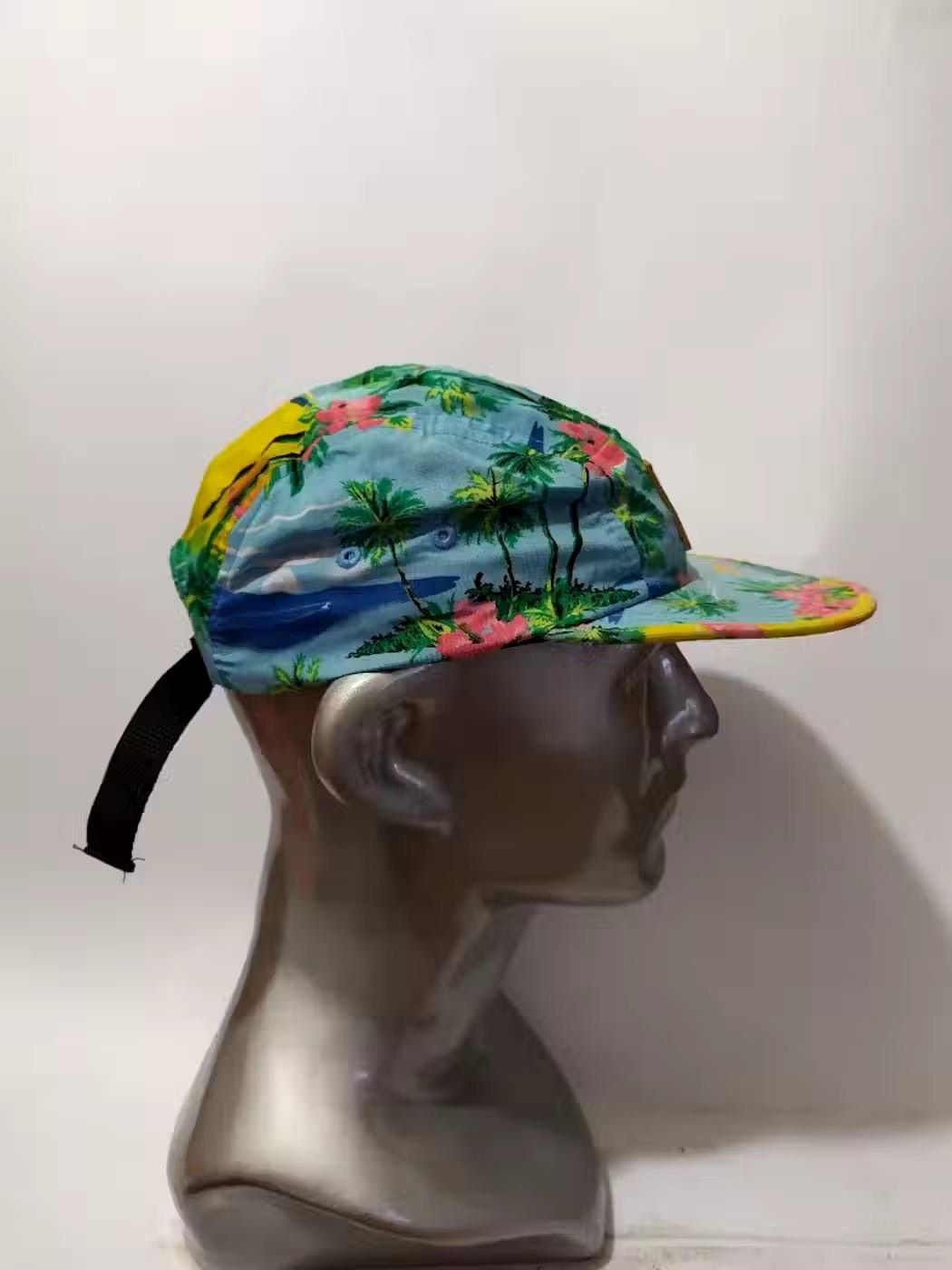 Other Black Pyramid Fullprint Floral 5 Panel Hats Size ONE SIZE - 4 Thumbnail