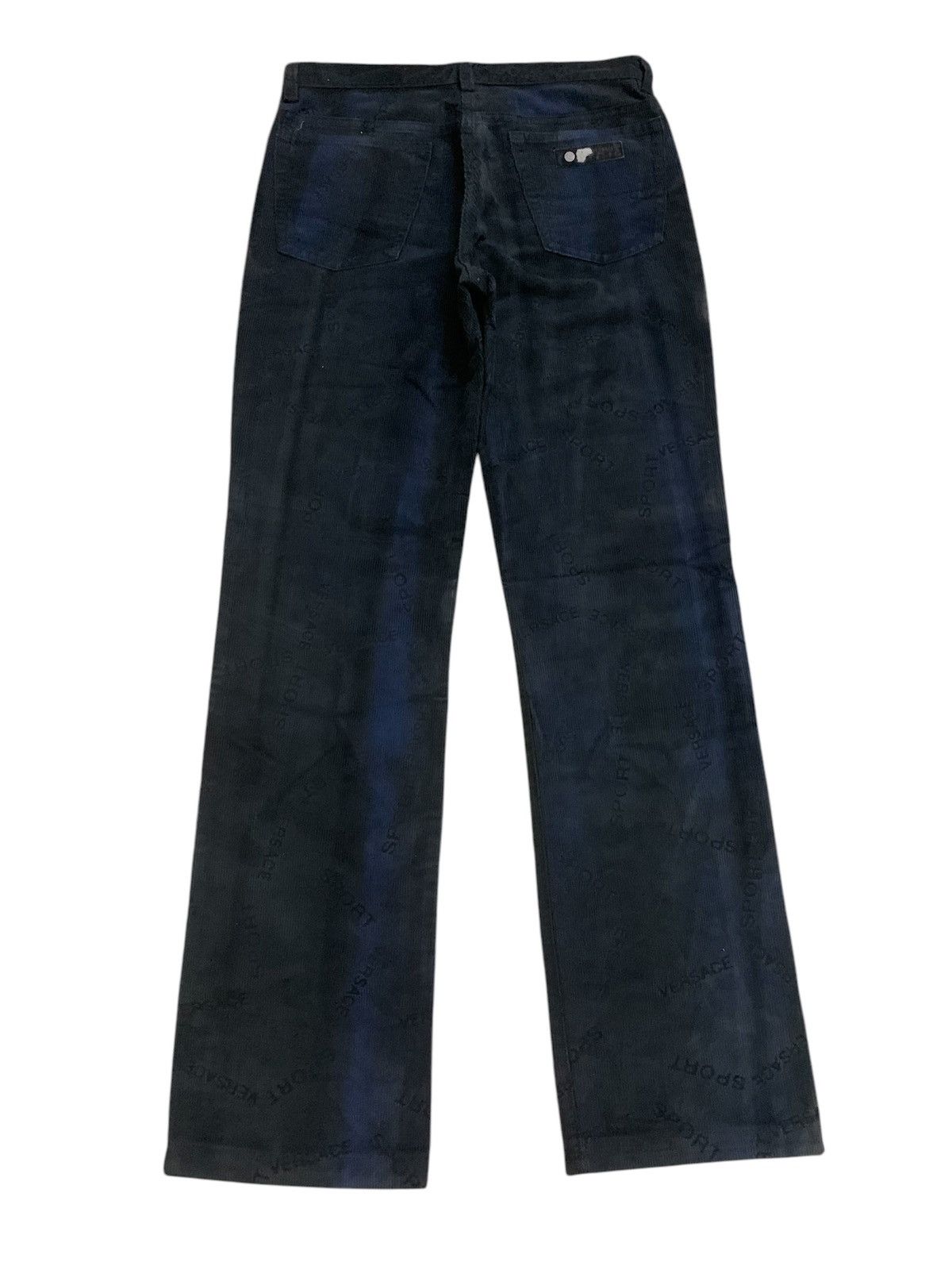 Versace 💥Versace Sport Monogram Corduroy Pant Size 28" / US 6 / IT 42 - 3 Thumbnail
