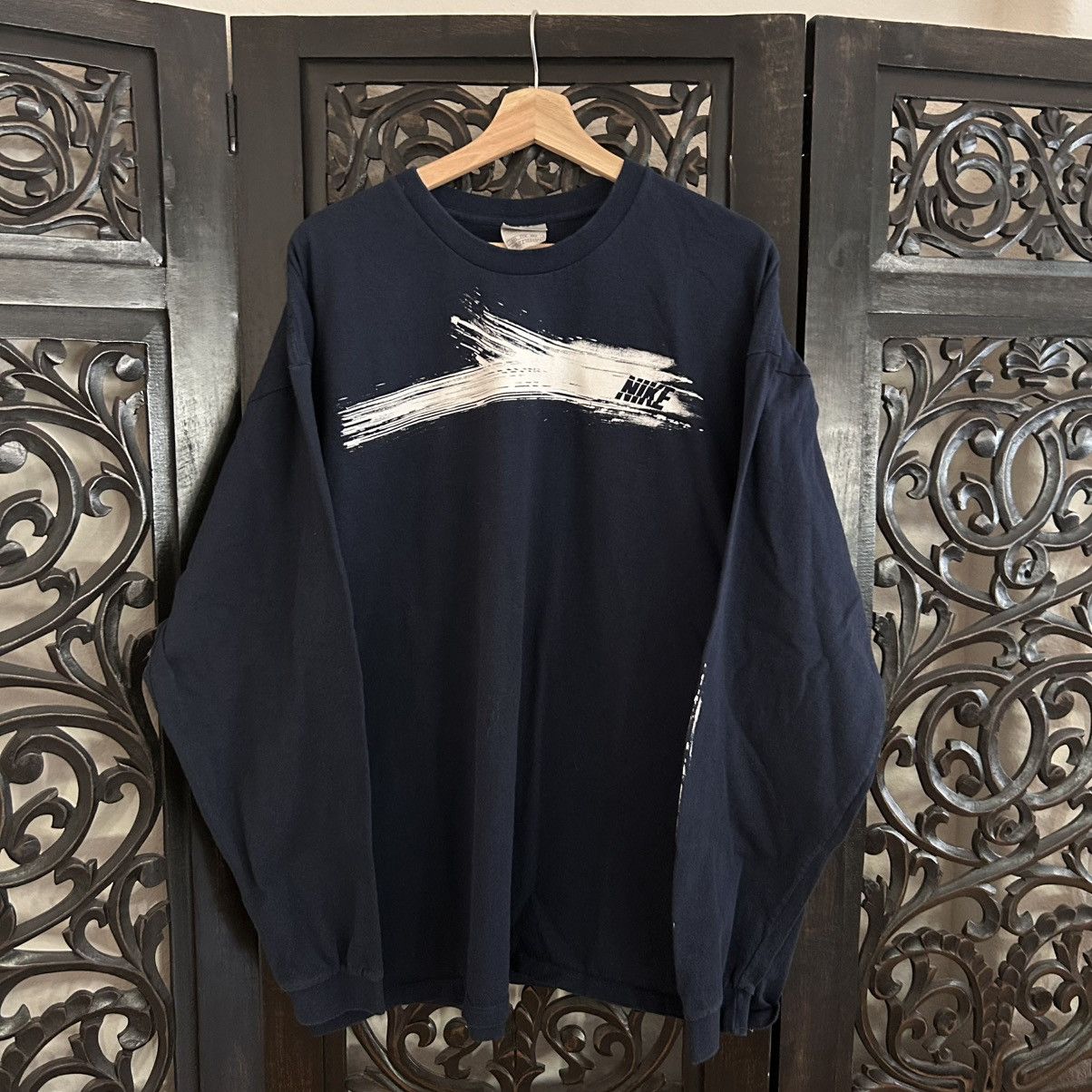Nike Y2K Nike Long Sleeve Size US XXL / EU 58 / 5 - 1 Thumbnail
