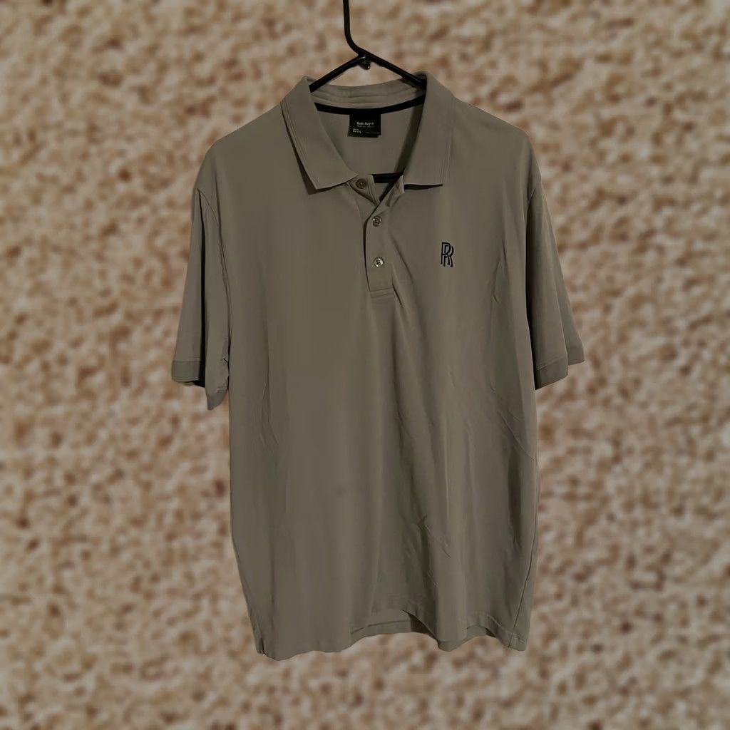 Vintage VINTAGE Rolls-Royce Motor Cars RR Gray S/S Athletic Golf Polo Shirt - Men's XL Gray Polo Shirt Mens XL Size US XL / EU 56 / 4 - 1 Thumbnail
