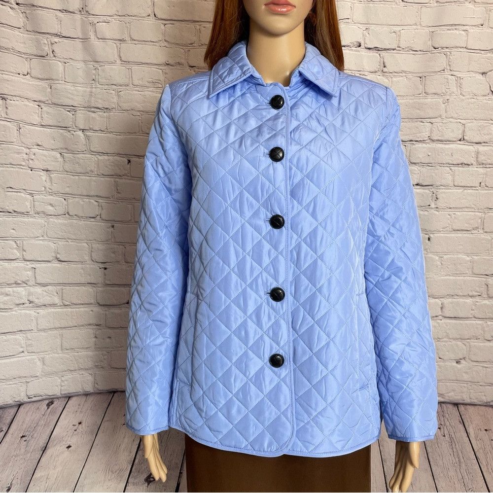 Jones New York NWT New $100 Jones New York Quilted Five Button Light Blue Size S / US 4 / IT 40 - 2 Thumbnail
