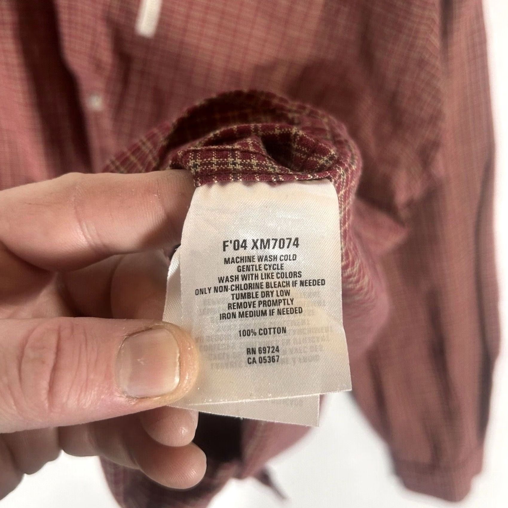 Vintage Columbia Button-Up Long Sleeve Shirt Mens Large Red Plaid Outdoor Hiking Fishing Size US L / EU 52-54 / 3 - 5 Thumbnail