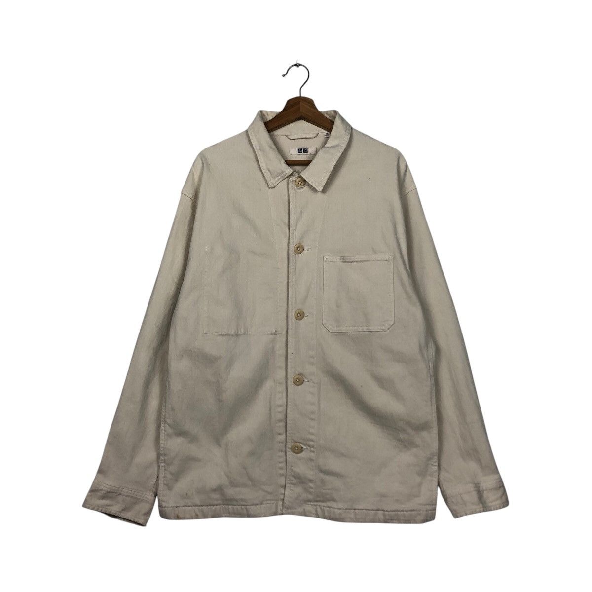 Japanese Brand 📌Vintage Detroit Chore Worker Jacket Uniqlo Issey Miyake Size US XL / EU 56 / 4 - 2 Thumbnail