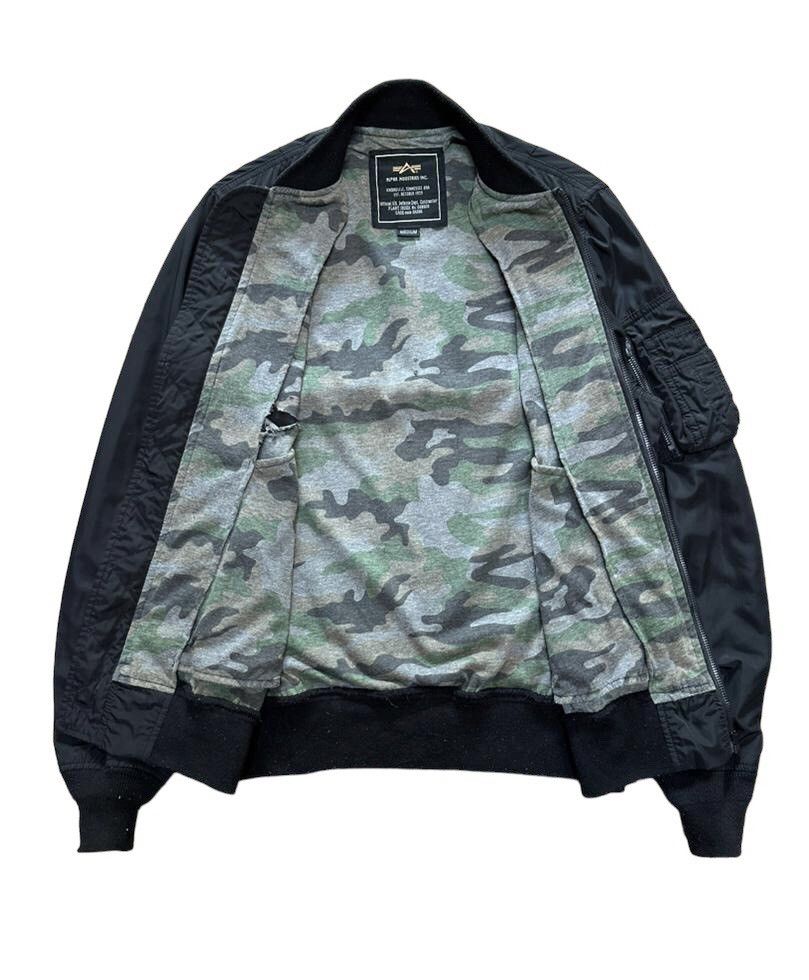 Alpha Industries Alpha Industries Camo Lined Bomber Jacket Size US S / EU 44-46 / 1 - 8 Thumbnail