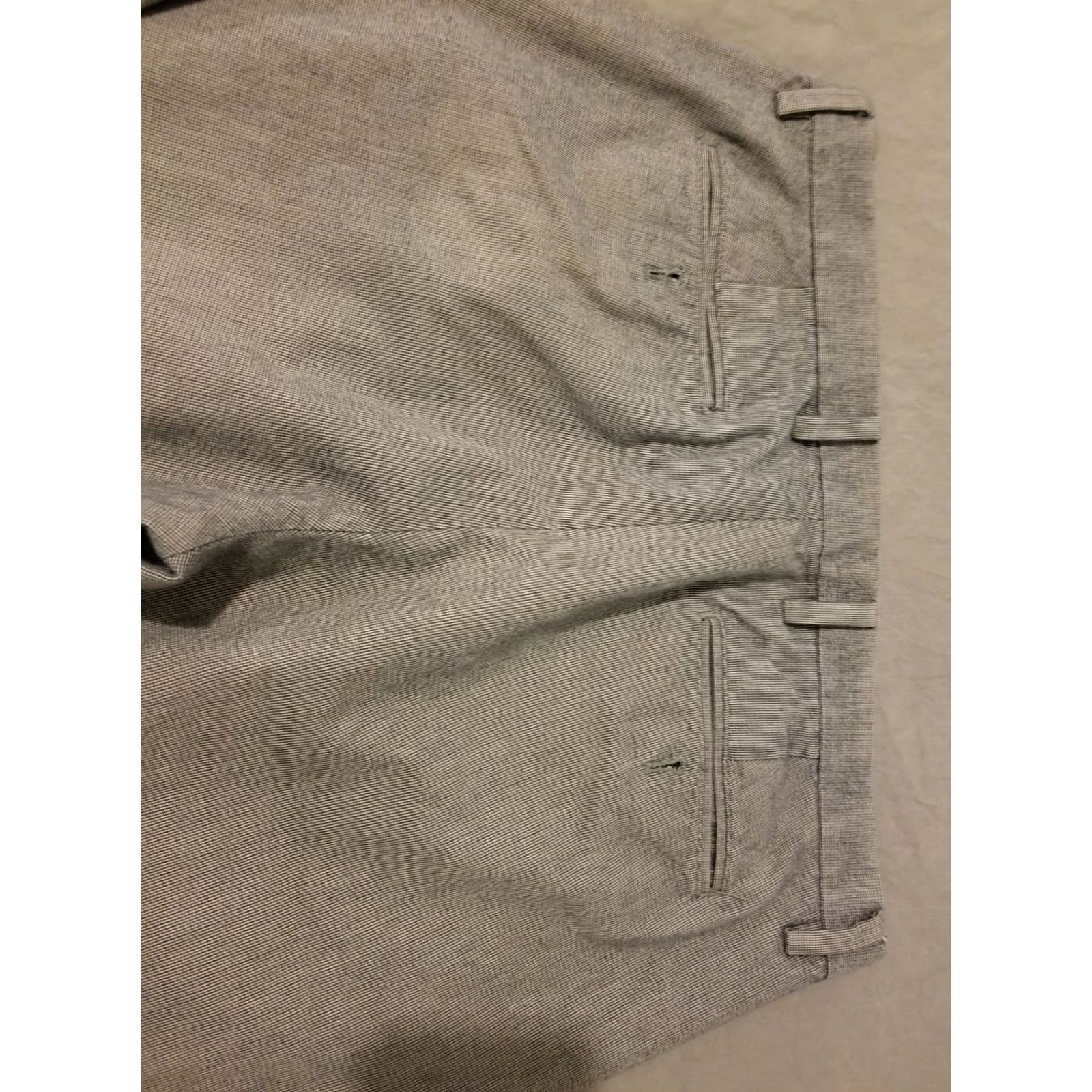 Banana Republic Banana Republic Dress Pants 33x32 Gray Cotton Slacks Chino Trouser Men’s Regular Bassed-On Inseam 32 Size US 33 - 2 Thumbnail