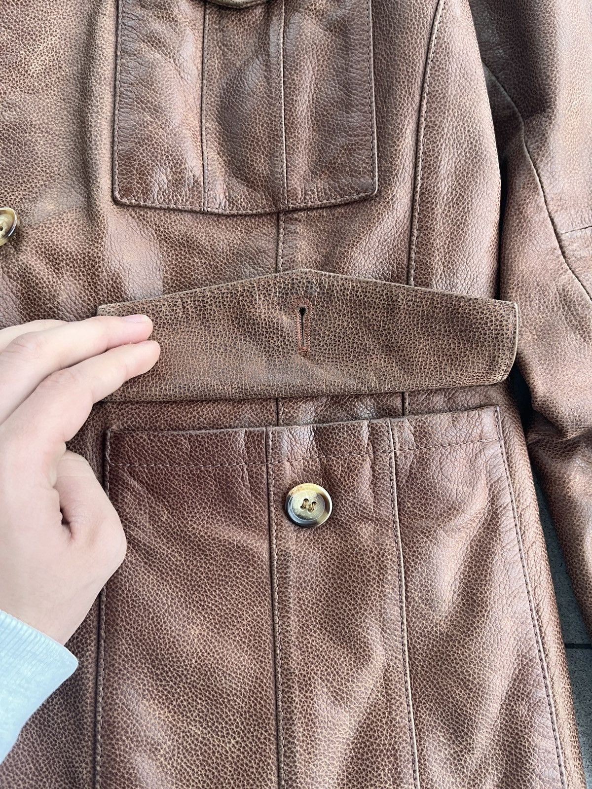 Timberland × Vintage Vintage Timberland leather jacket Size US M / EU 48-50 / 2 - 5 Thumbnail