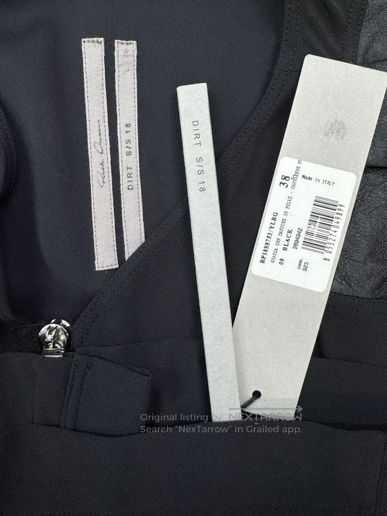 Rick Owens Rick Owens Dark Patchwork Leather jacket Size XS / US 0-2 / IT 36-38 - 8 Thumbnail