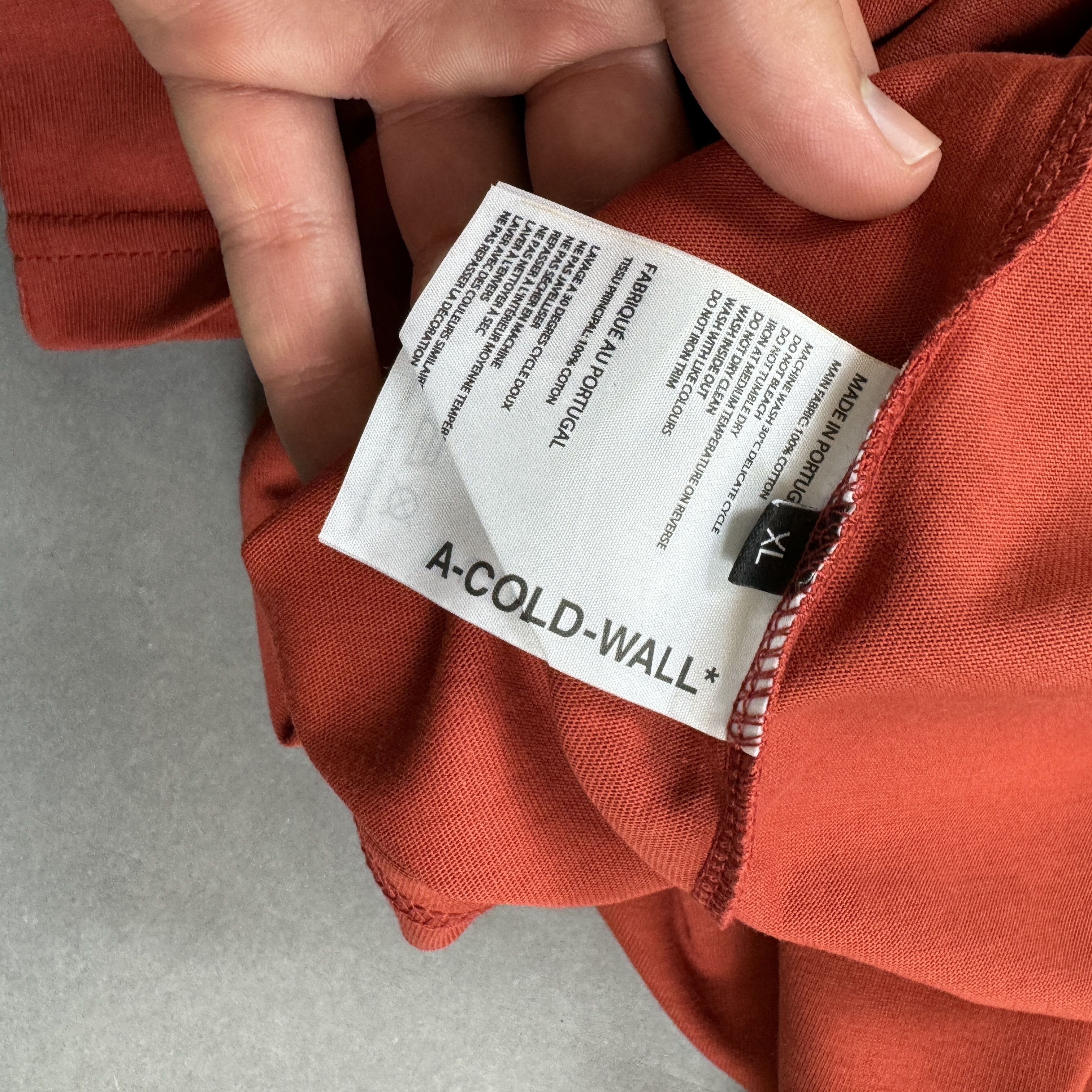 A-COLD-WALL* NEW A Cold Wall* T-shirt XL Size US L / EU 52-54 / 3 - 4 Thumbnail