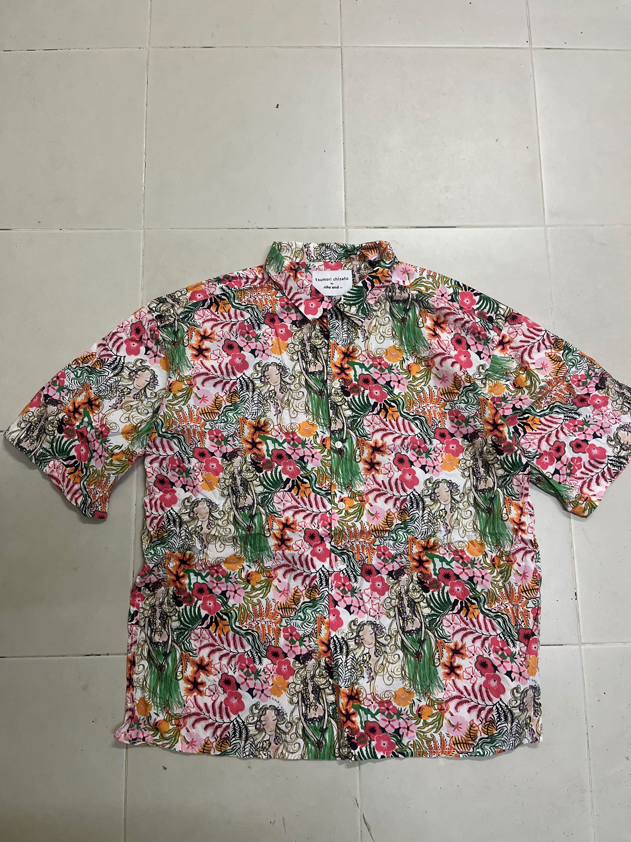 Tsumori Chisato tsumori chisato Full Printed Short Sleeve Hawaii Hawaii Size US M / EU 48-50 / 2 - 1 Thumbnail