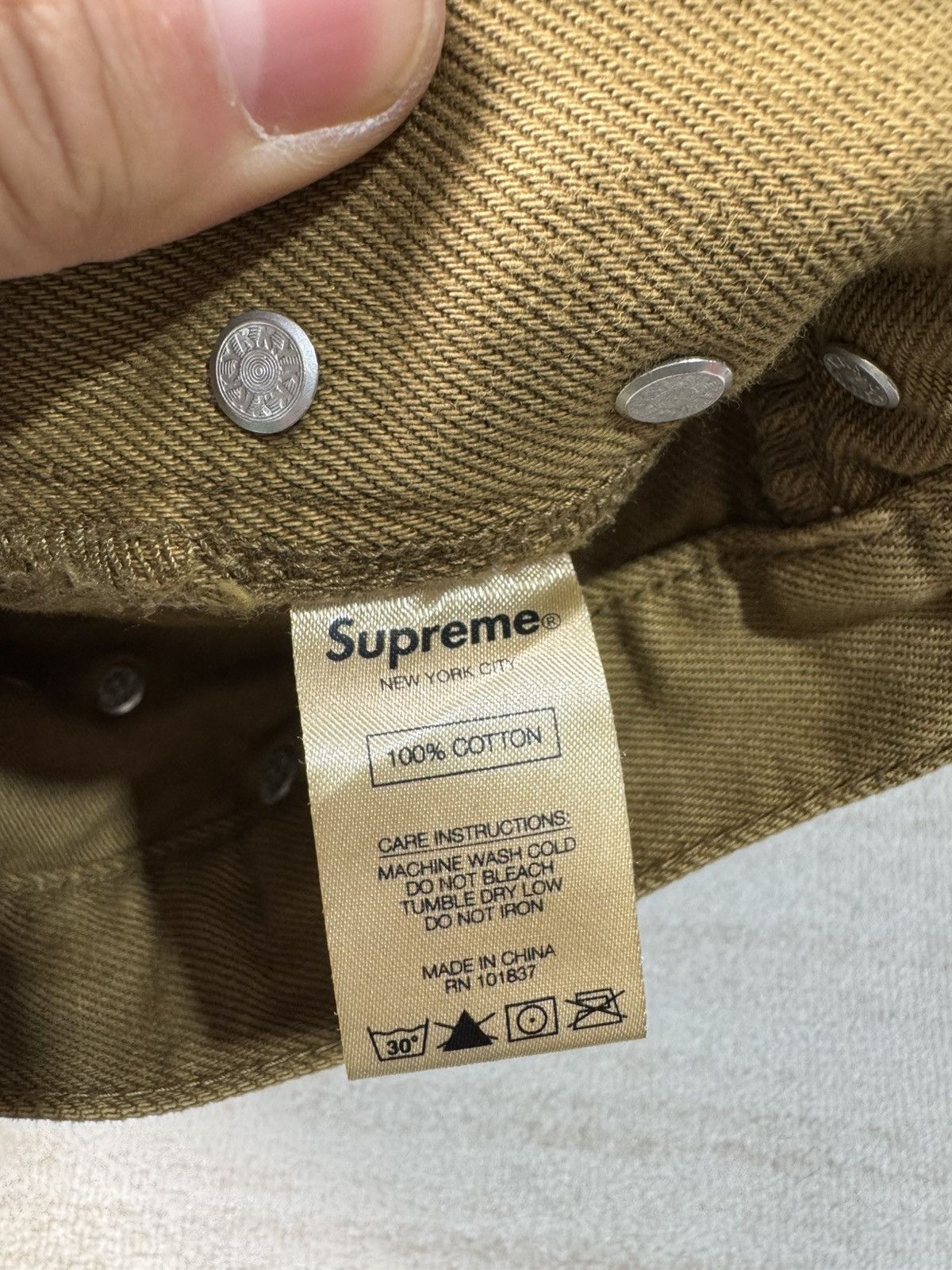 Supreme Regular fit jean 30 Size US 30 / EU 46 - 5 Thumbnail