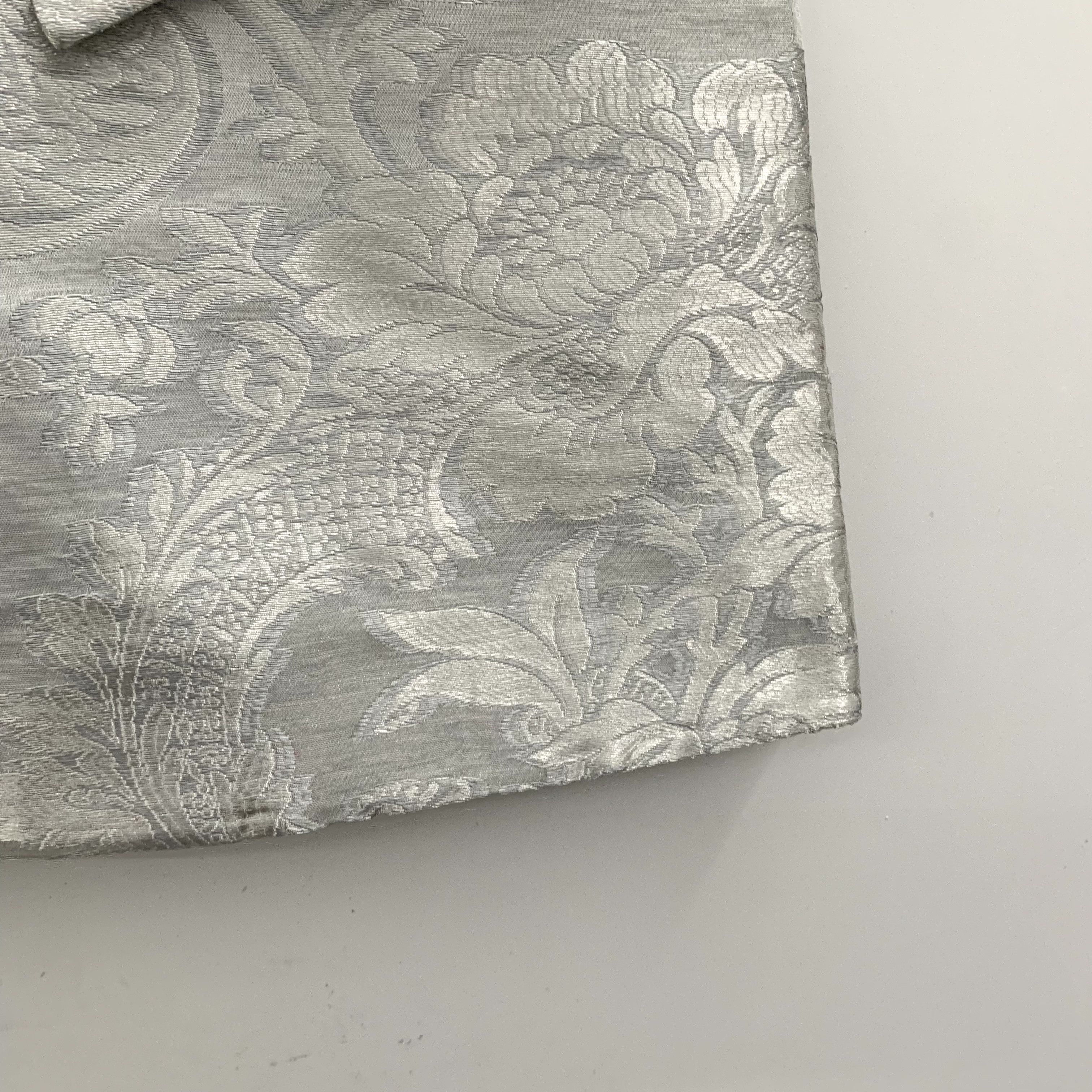 Louis Vuitton Louis Vuitton Floral Skirt Silver (S) Size 26" / US 2 / IT 38 - 6 Thumbnail