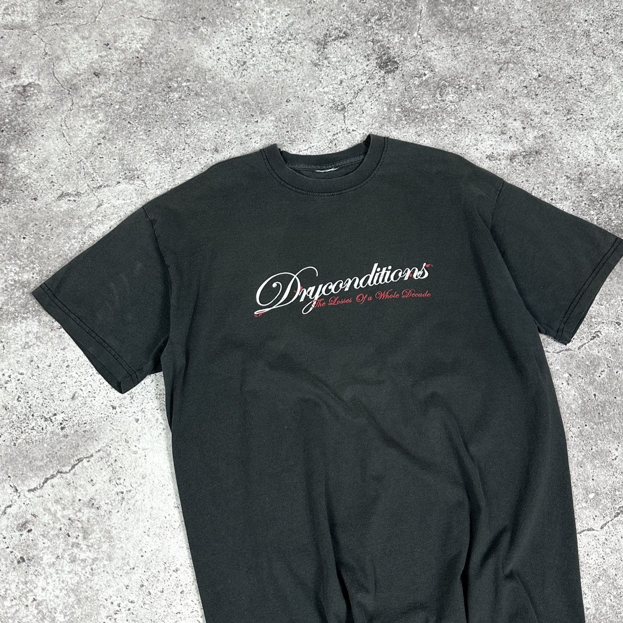 Band Tees Vintage 90s rare Dryconditions Looses decade metal punk tee Size US L / EU 52-54 / 3 - 5 Thumbnail