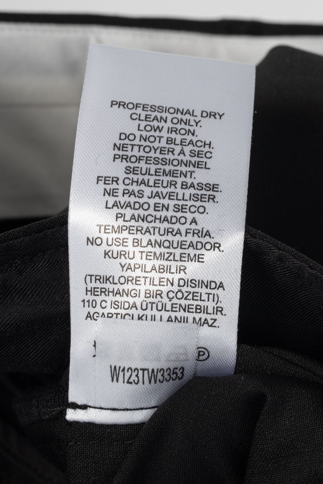 Tibi Tibi Black Tropical Wool Sculpted Trouser Size 27" / US 4 / IT 40 - 10 Thumbnail