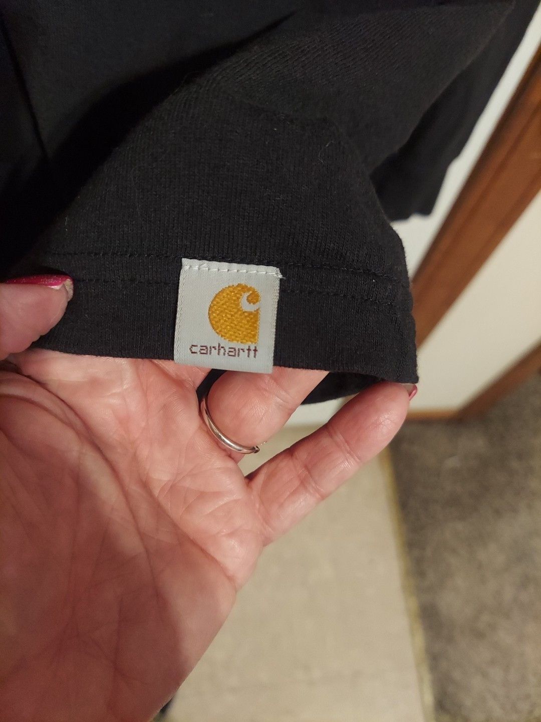 Carhartt Carhartt Long Sleeve T-Shirt Men's Medium Black Loose Fit, Size US M / EU 48-50 / 2 - 5 Thumbnail