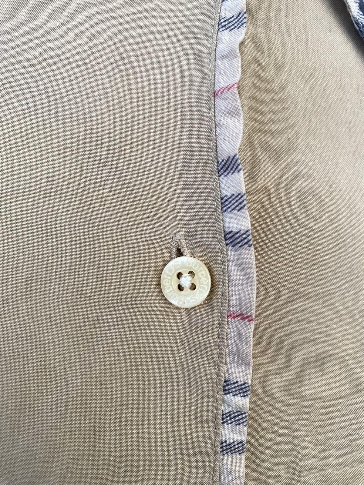 Burberry Last Drop!! Vintage Burberry Nova check Silk Shirt Size US M / EU 48-50 / 2 - 8 Thumbnail