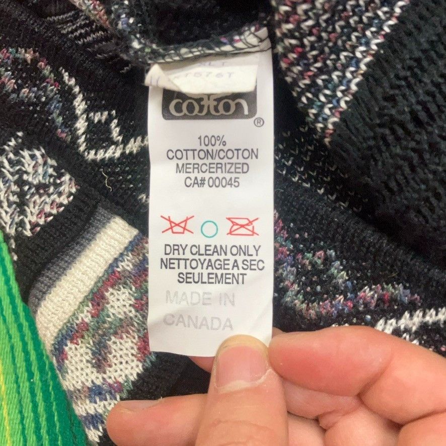 Tundra Canada VTG Tundra Canada Sweater 3D Knit Textured Cosby Biggie 90s Size US XL / EU 56 / 4 - 6 Thumbnail