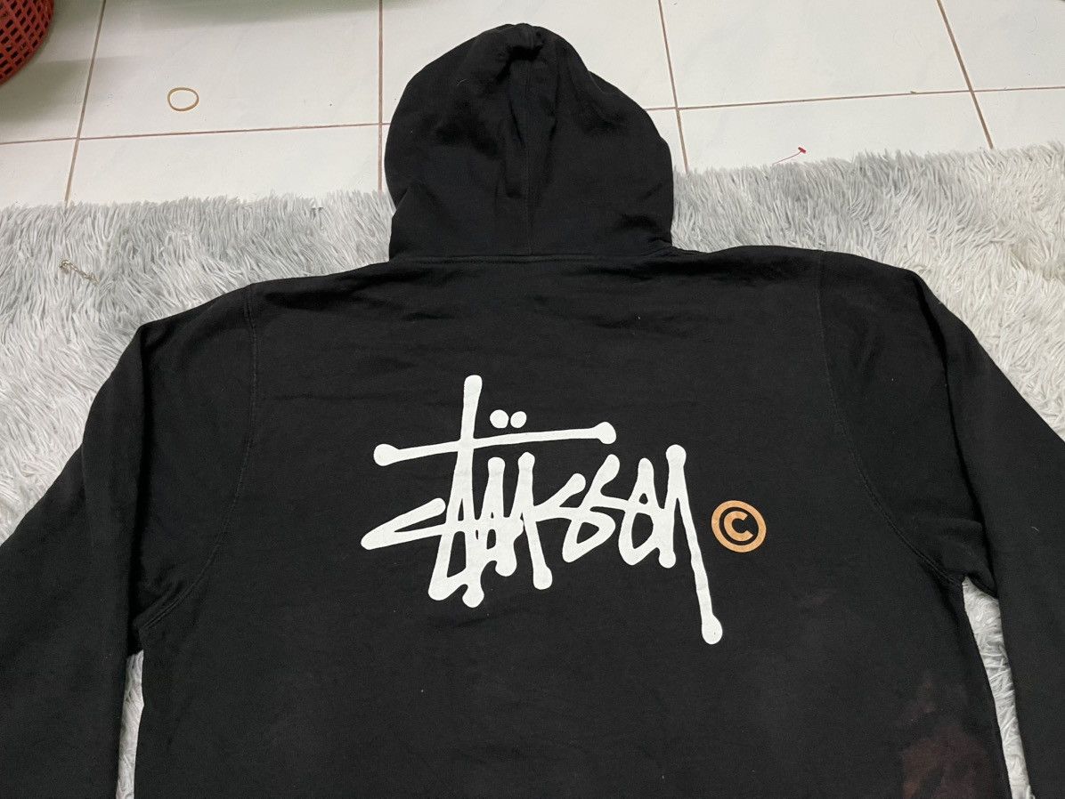 Stussy 2000s STUSSY FADED HOODIE ZIPPER Size US XXL / EU 58 / 5 - 14 Thumbnail
