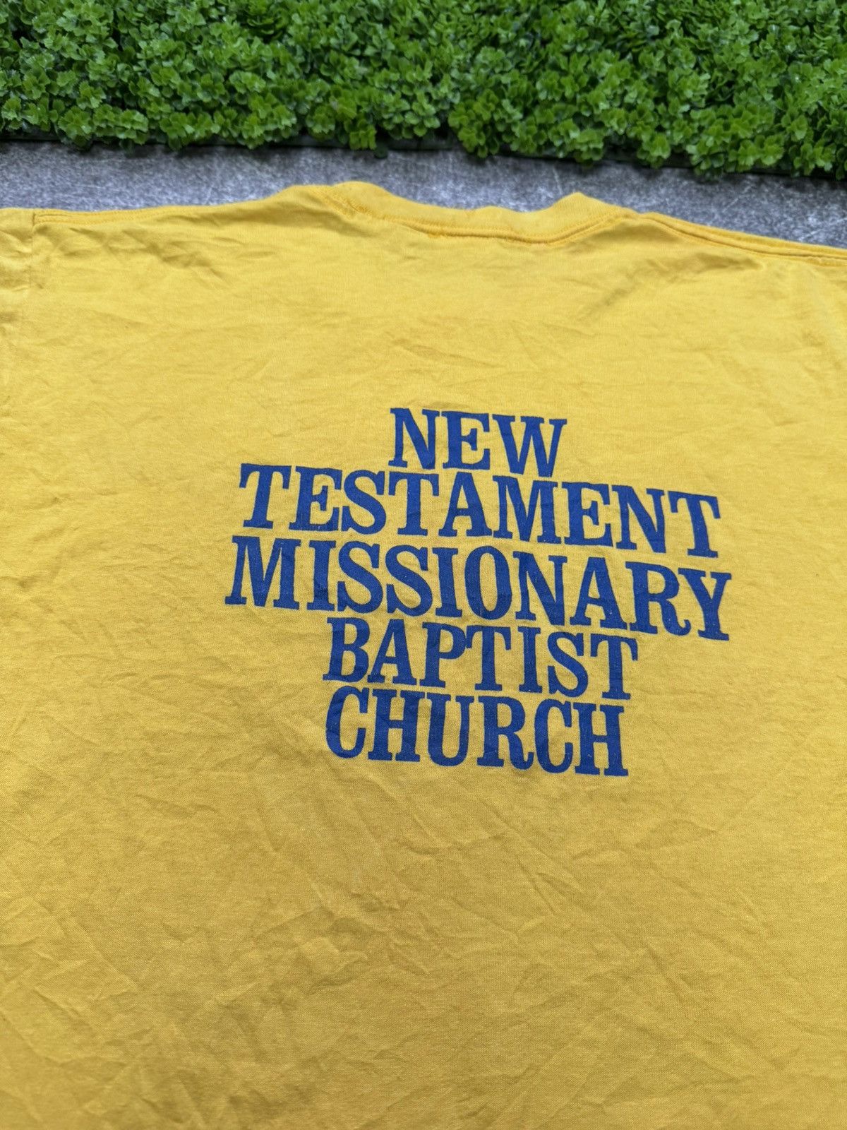 Vintage Vintage 90s God Church T Shirt Jesus Christ y2k Made In USA Size US M / EU 48-50 / 2 - 23 Thumbnail