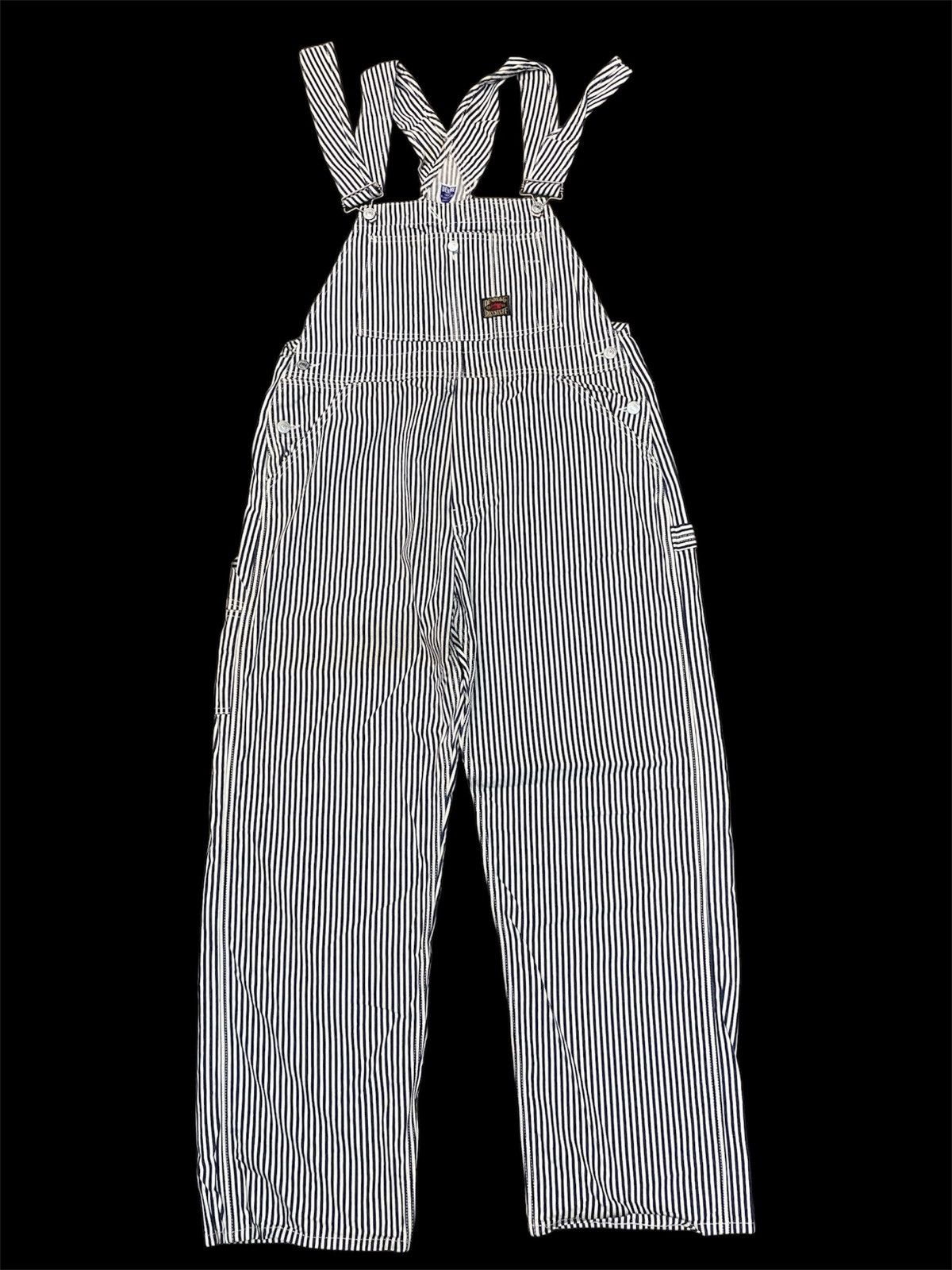 Denime × Designer × Japanese Brand Vintage denime hickory overal 90s best on brand Size US 33 - 1 Thumbnail