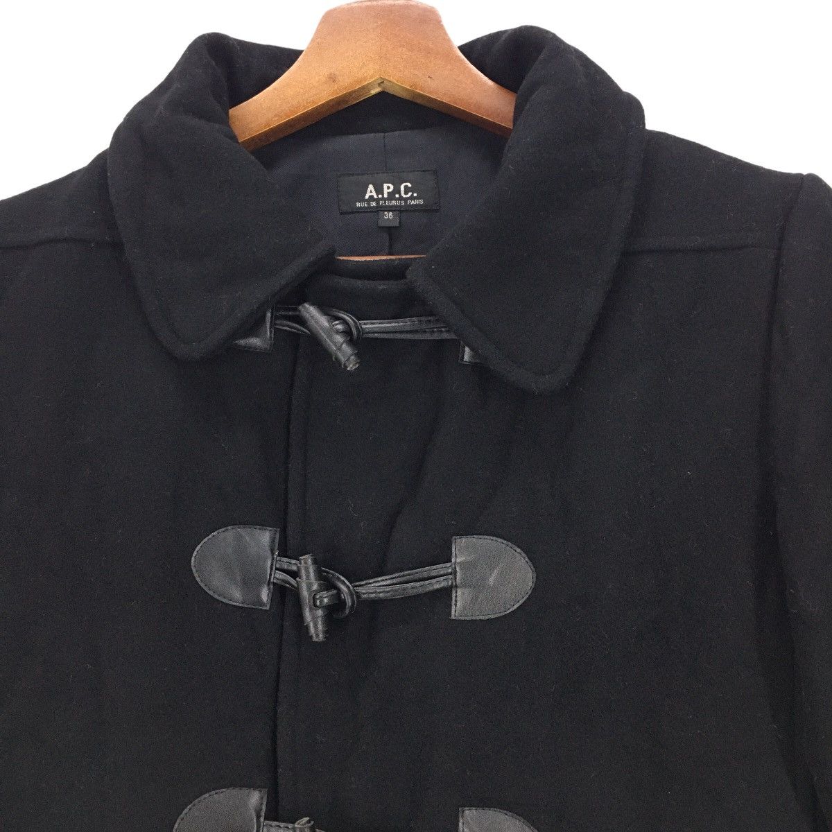A.P.C. A.P.C Wool Duffle Coat Size XS / US 0-2 / IT 36-38 - 2 Thumbnail