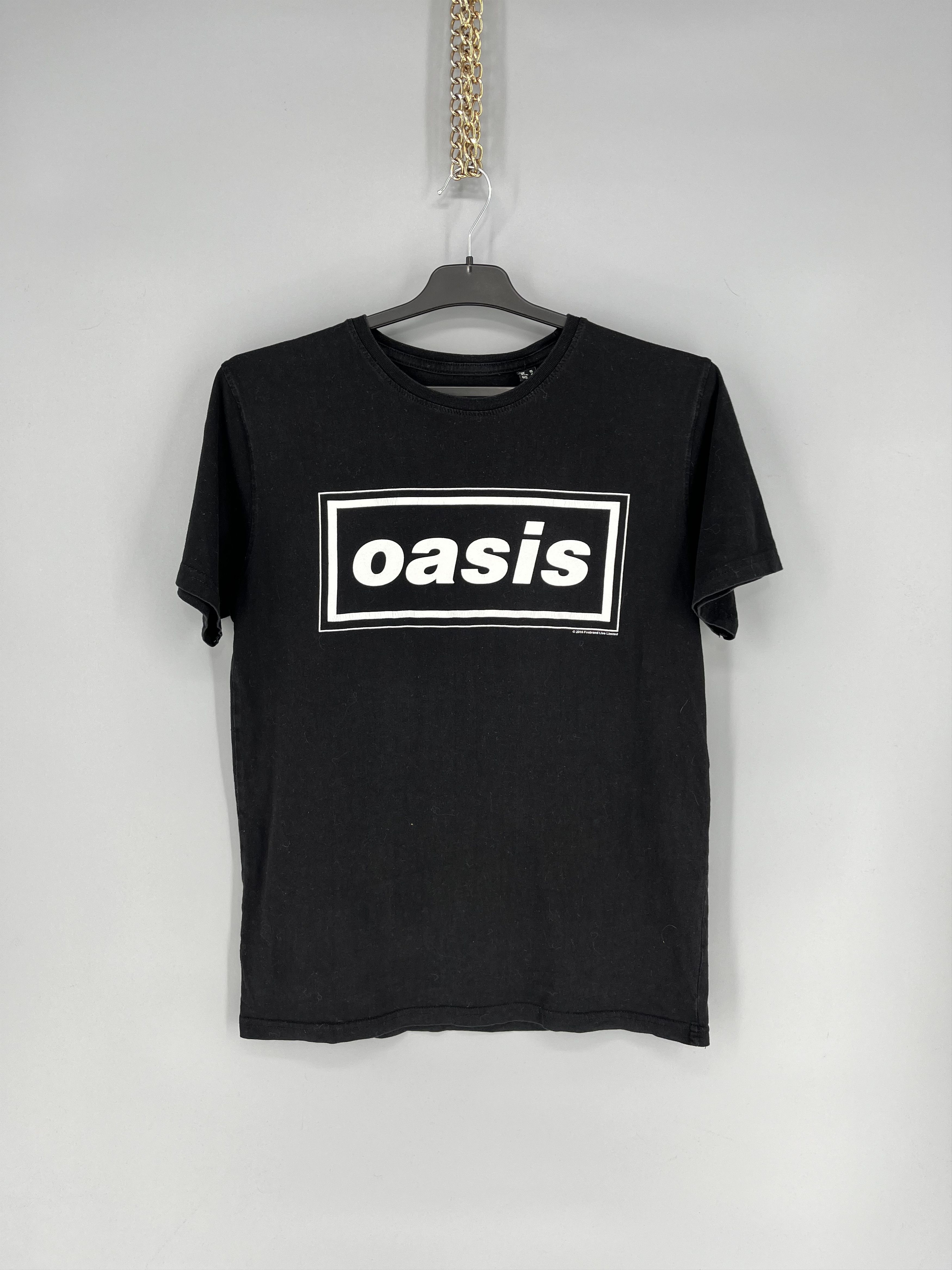 Band Tees Vintage Oasis Y2K Box Logo Sky White T Shirt Size US S / EU 44-46 / 1 - 1 Thumbnail