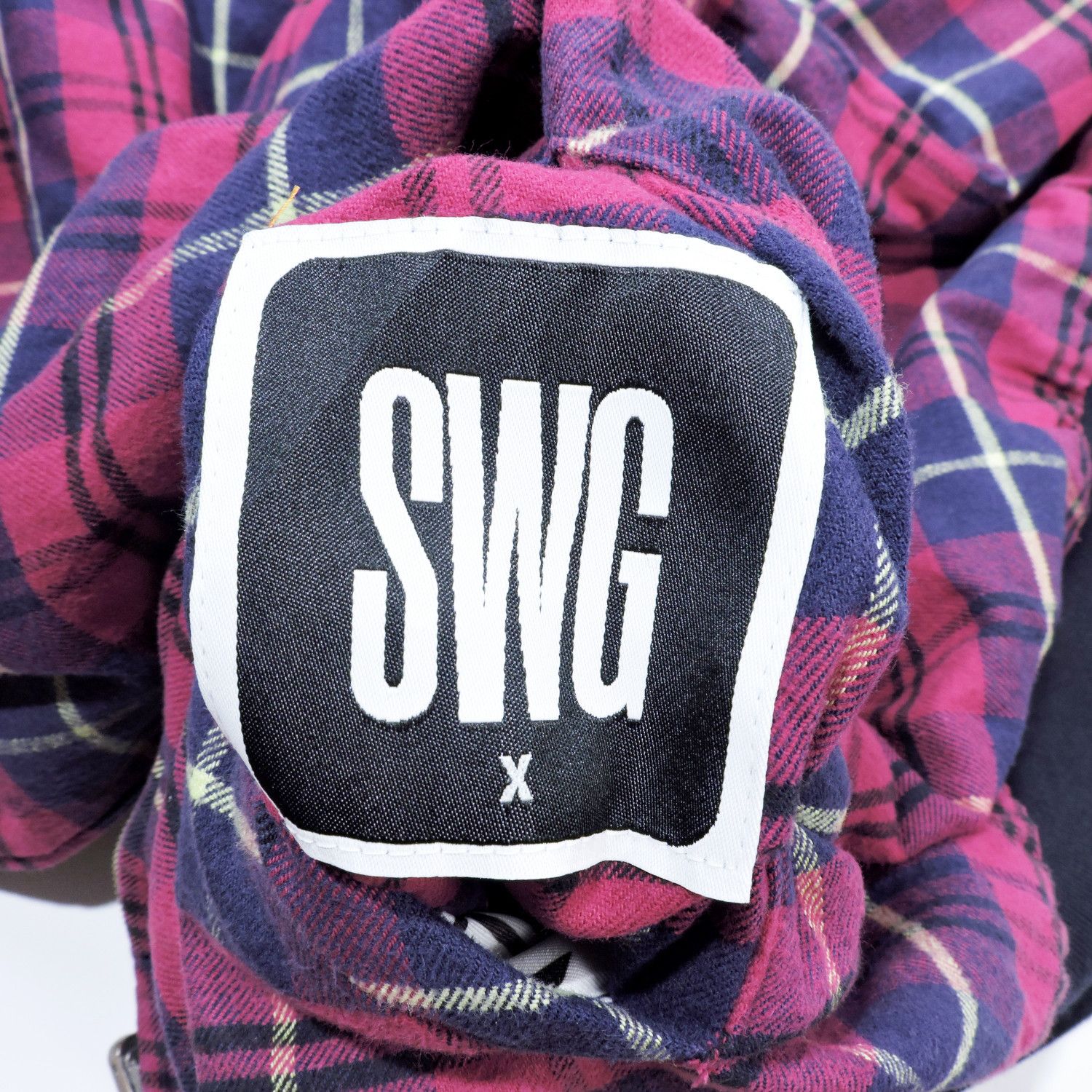 Swagger 00'S SWAGGER REVERSIBLE SKELETON BIRD PATTERN PLAID JACKET Size US S / EU 44-46 / 1 - 5 Thumbnail