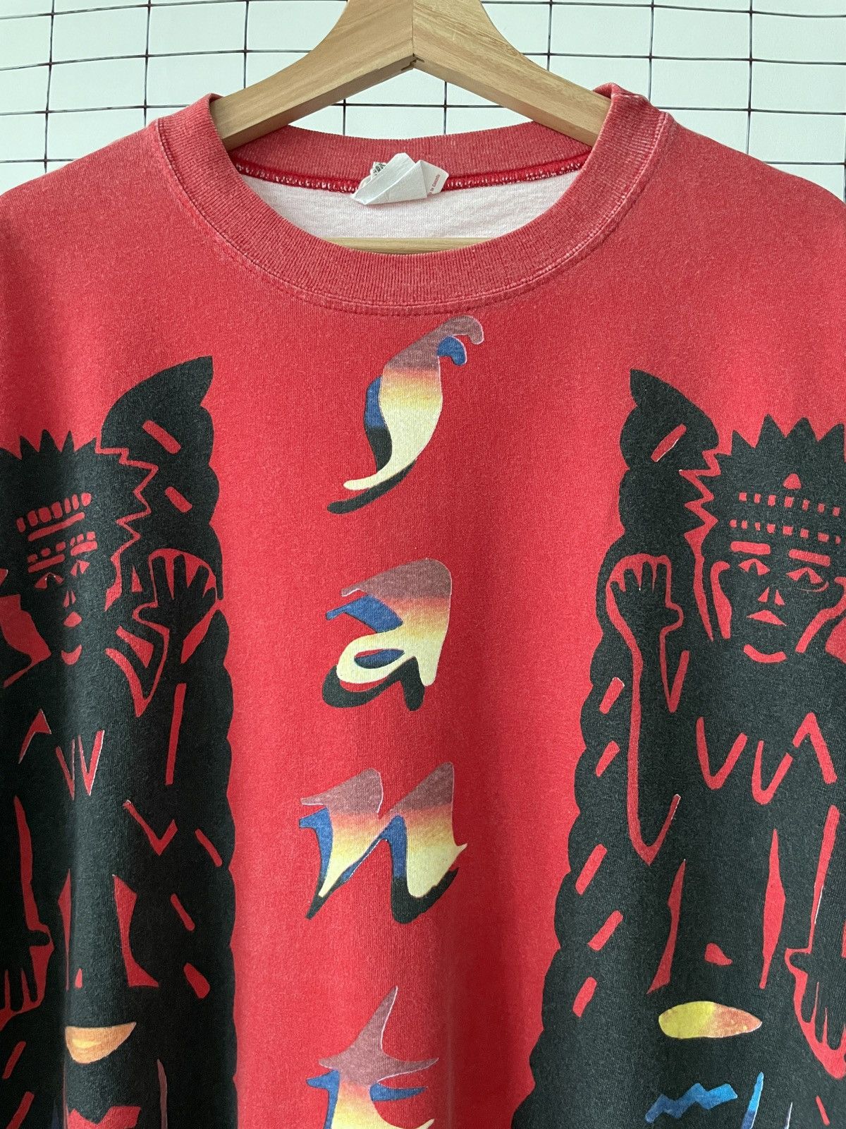 Band Tees × Vintage Vintage Santana AOP T-Shirt Size US XL / EU 56 / 4 - 2 Thumbnail