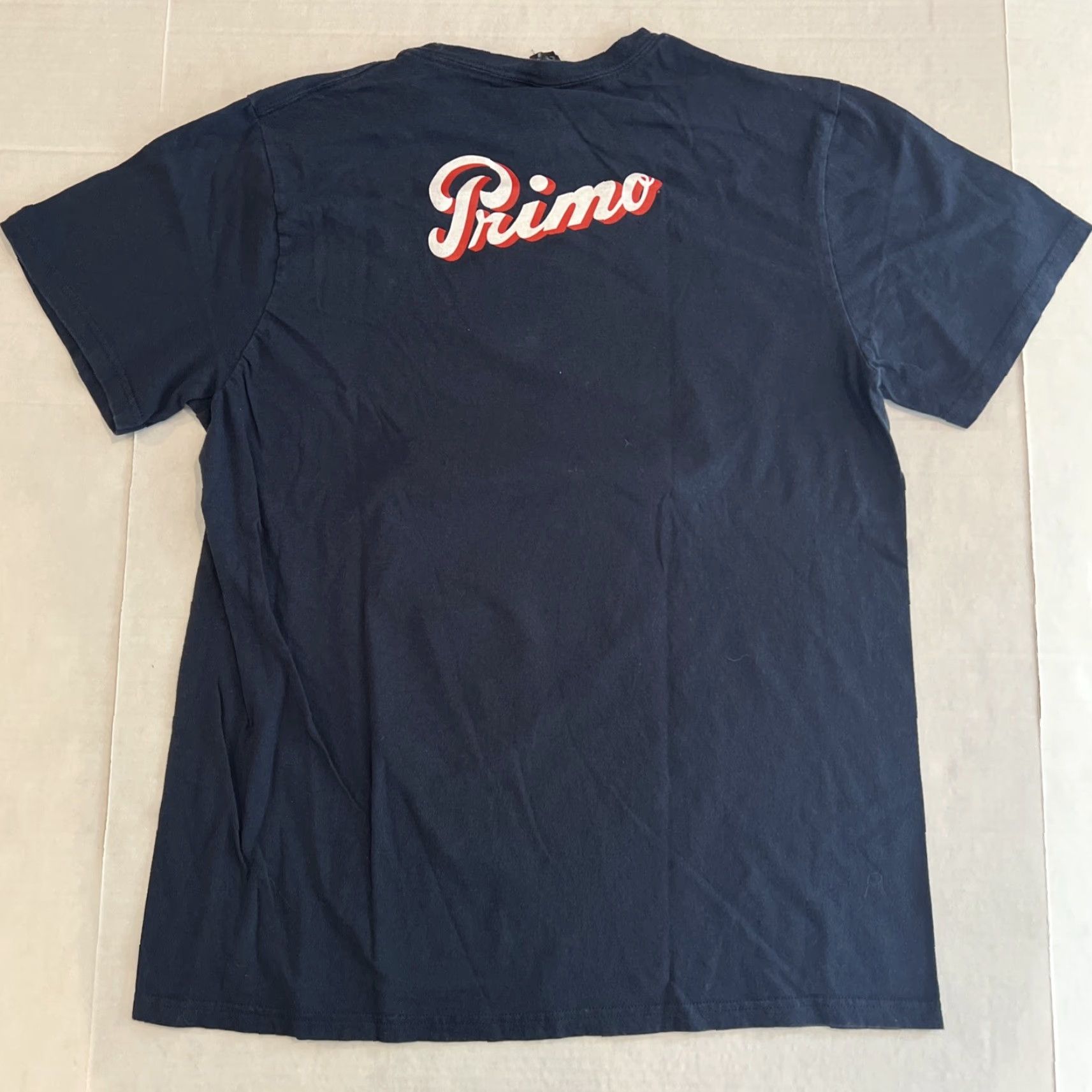 Vintage Primo Beer Surfer Hawaiian Islands Promo Tee T-Shirt Concert Tee Blue Adult Large Regular Men Size US L / EU 52-54 / 3 - 5 Thumbnail