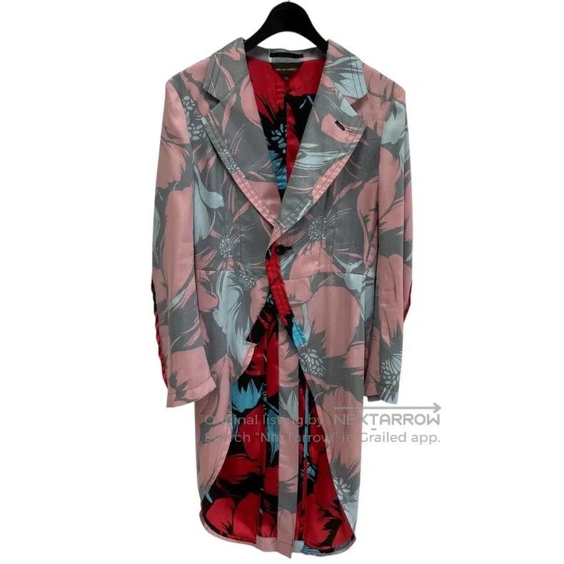 Comme des Garcons Comme des Garcons Floral crepe coat Size S / US 4 / IT 40 - 2 Thumbnail