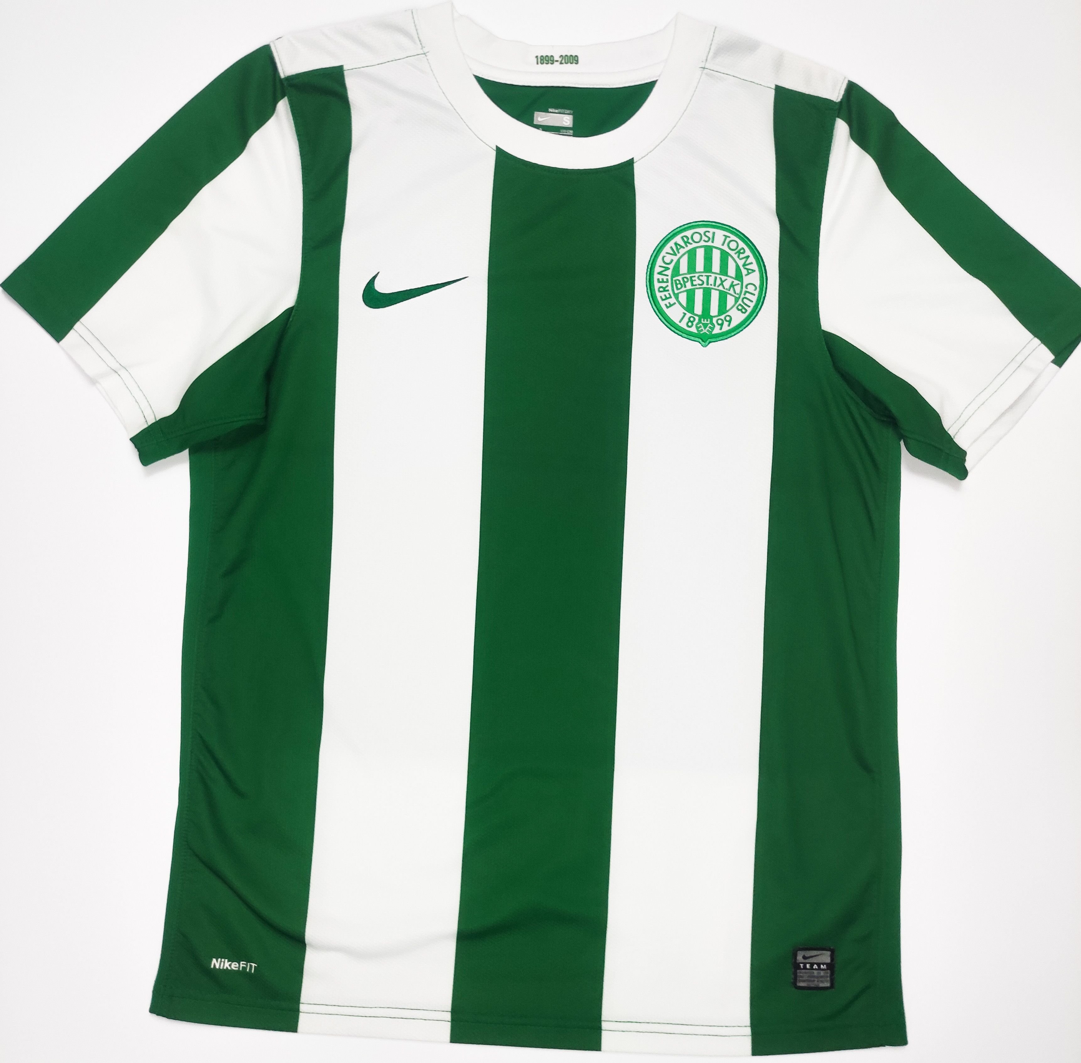 Nike Ferencváros 2009 2010 Nike Home Shirt Hungary Budapest Size US S / EU 44-46 / 1 - 1 Thumbnail