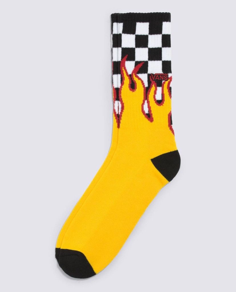 Vans × Vintage × Yeezy Vans flame checkboard long socks Size ONE SIZE - 1 Preview